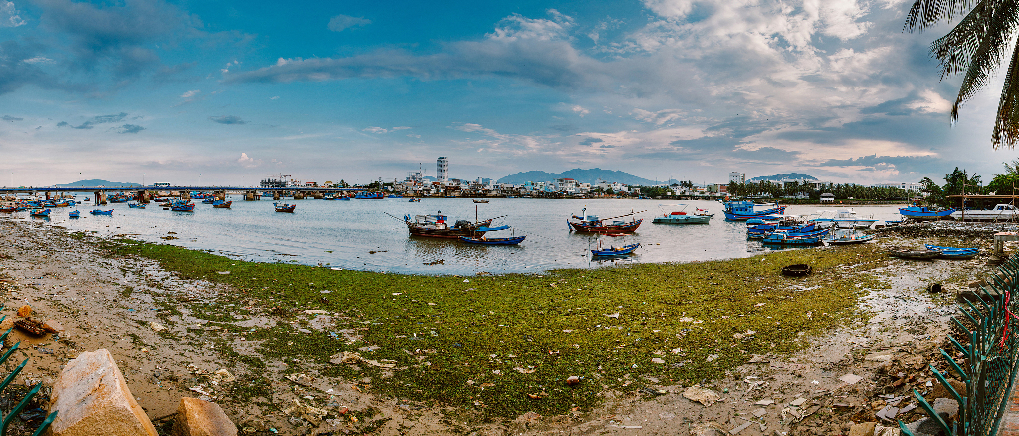walk along nha trang. vietnam