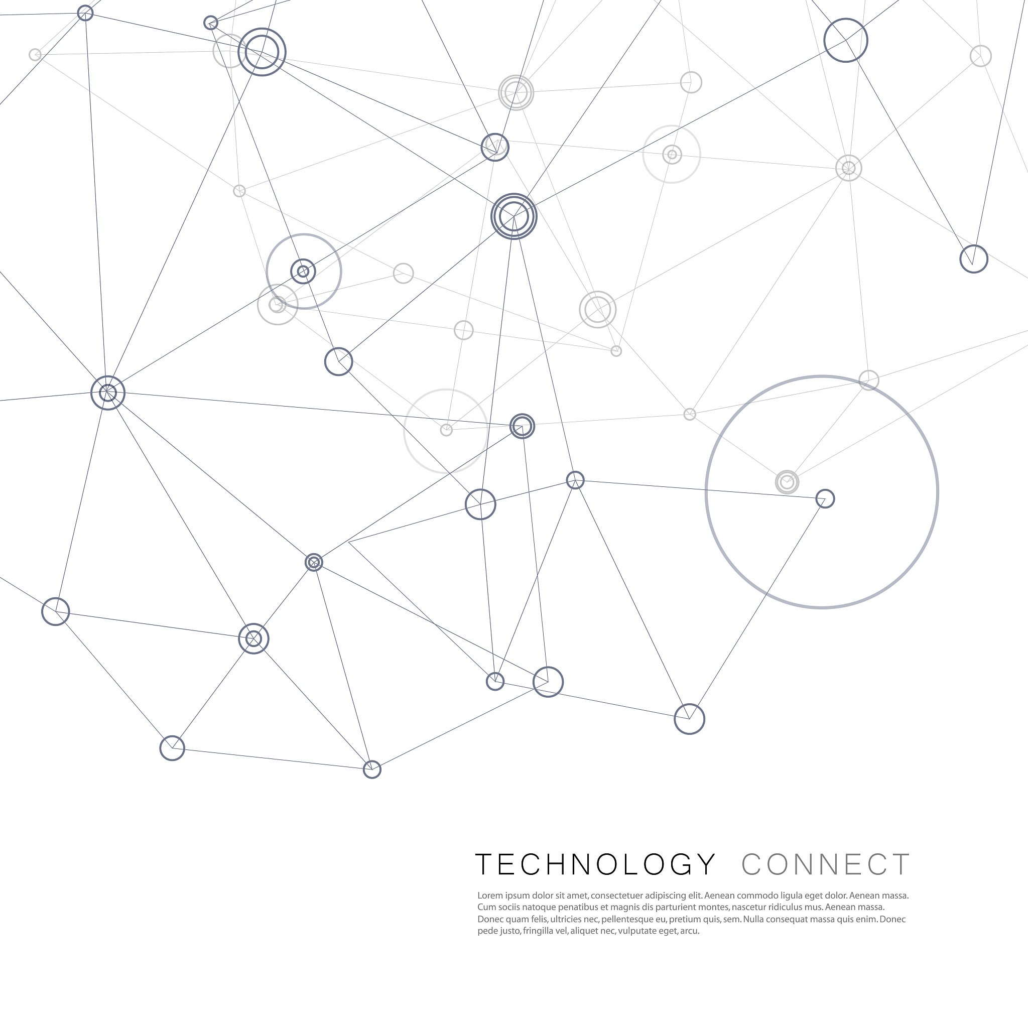 abstract connect molecule illustration. science structure illust