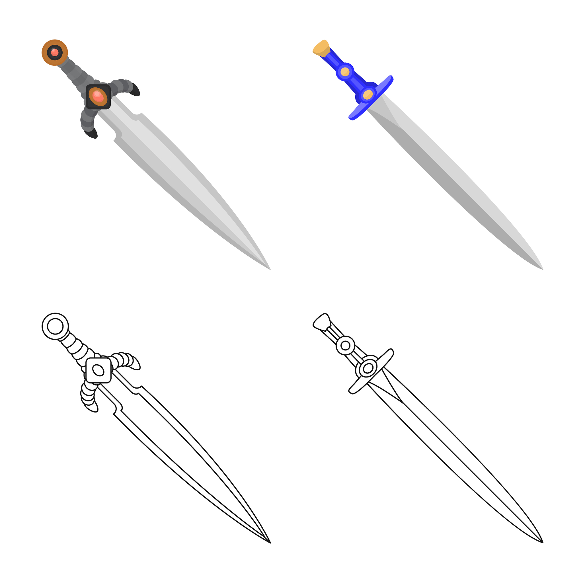 design game and armor icon set game