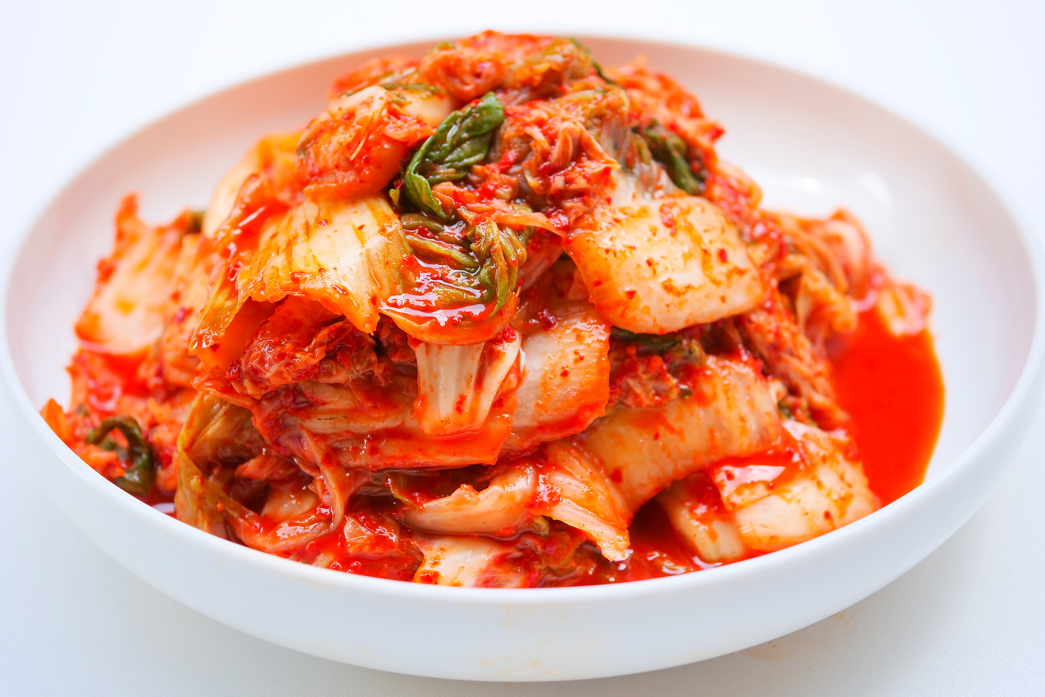 kimchi, salted pickled korean style