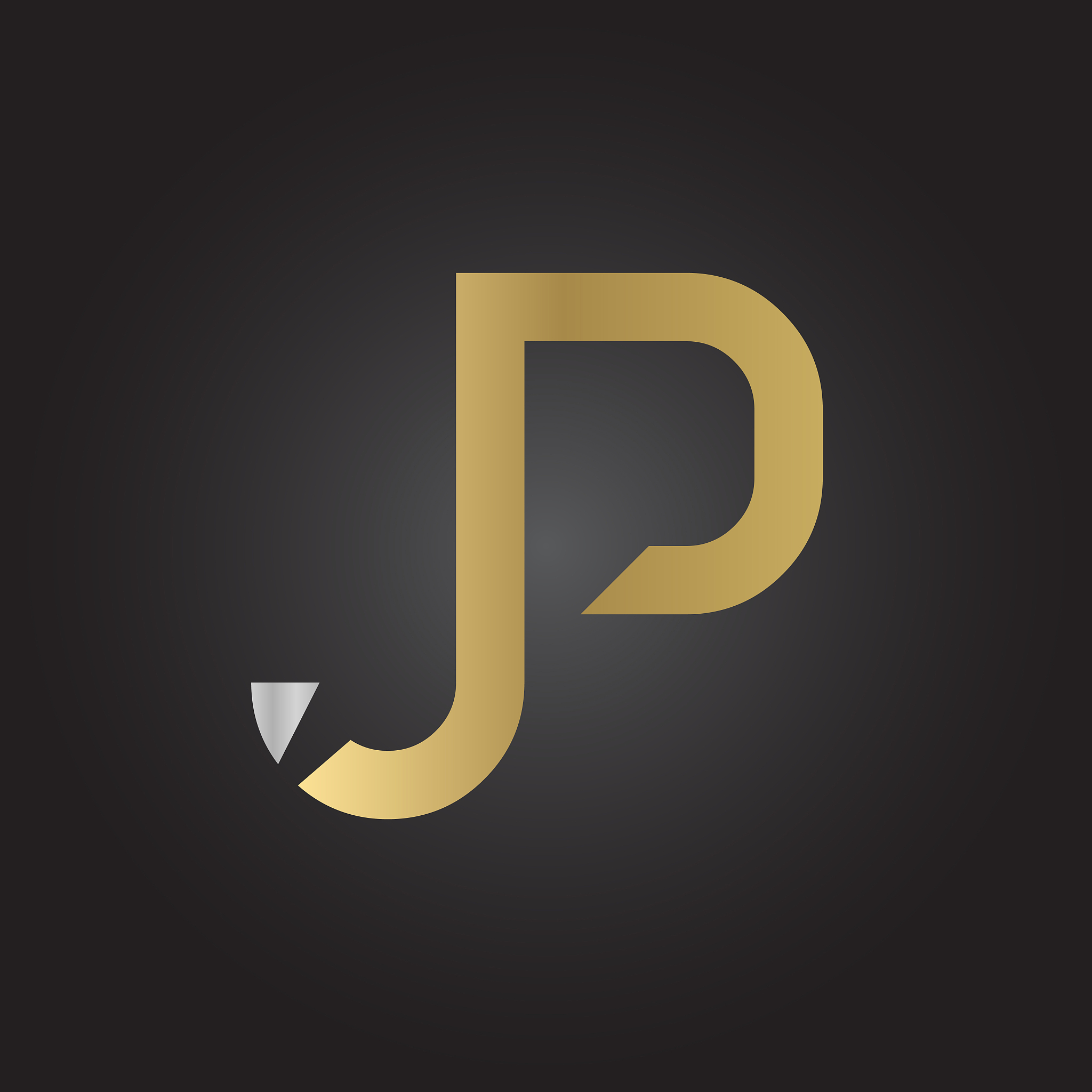 creative letter jp logo design vector template. initial linked l