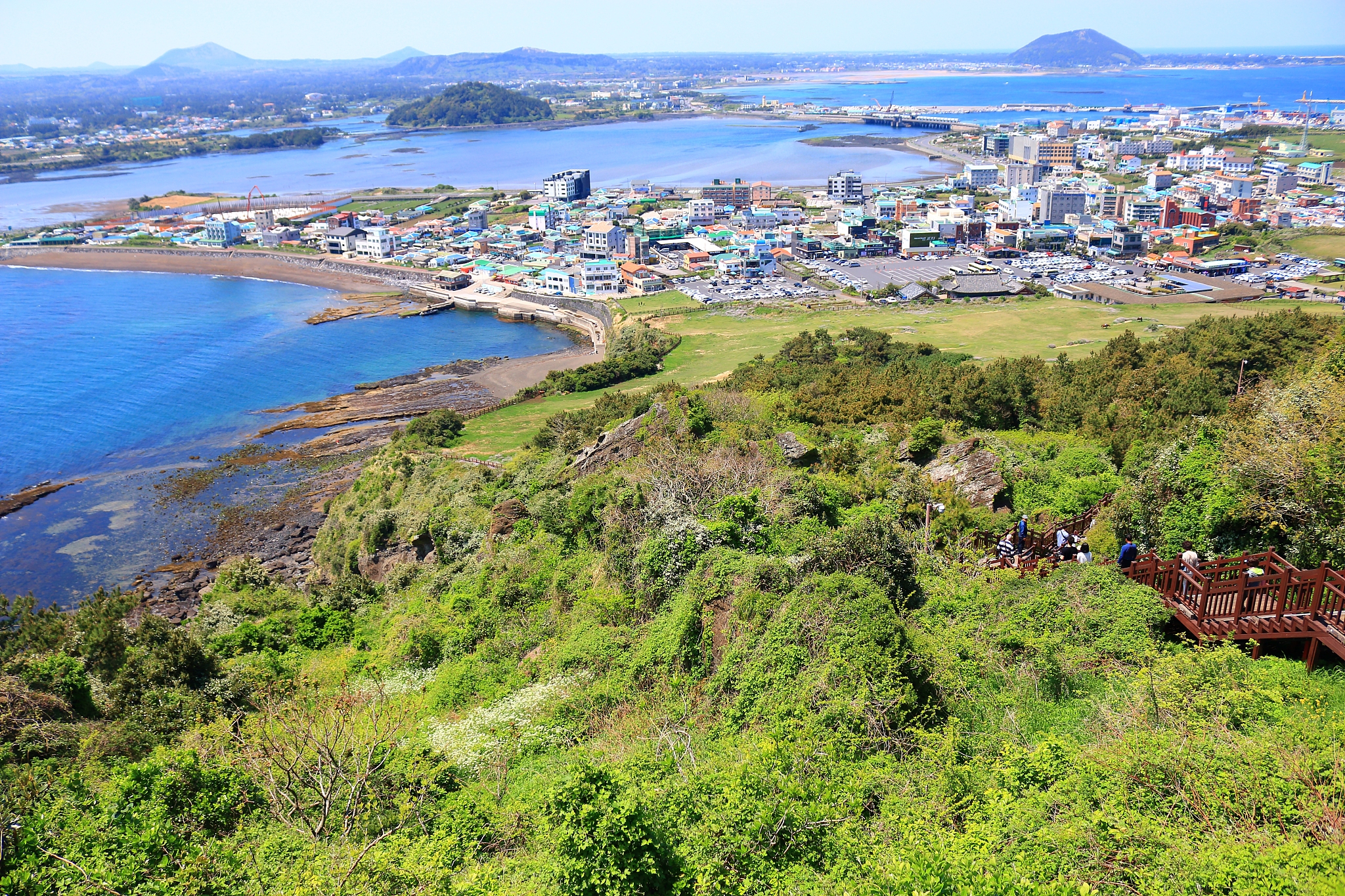 seongsan sunrise peak, unesco world heritage site, sunrise, sunr