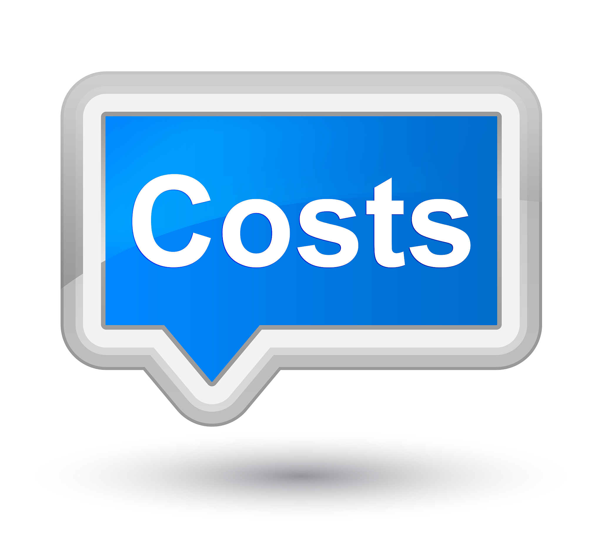 costs prime cyan blue banner button