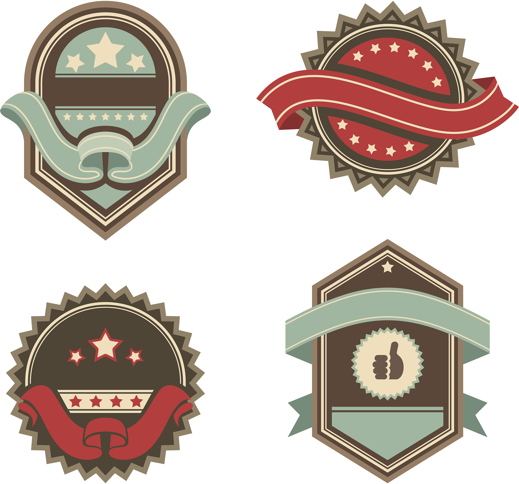 vintage vector labels