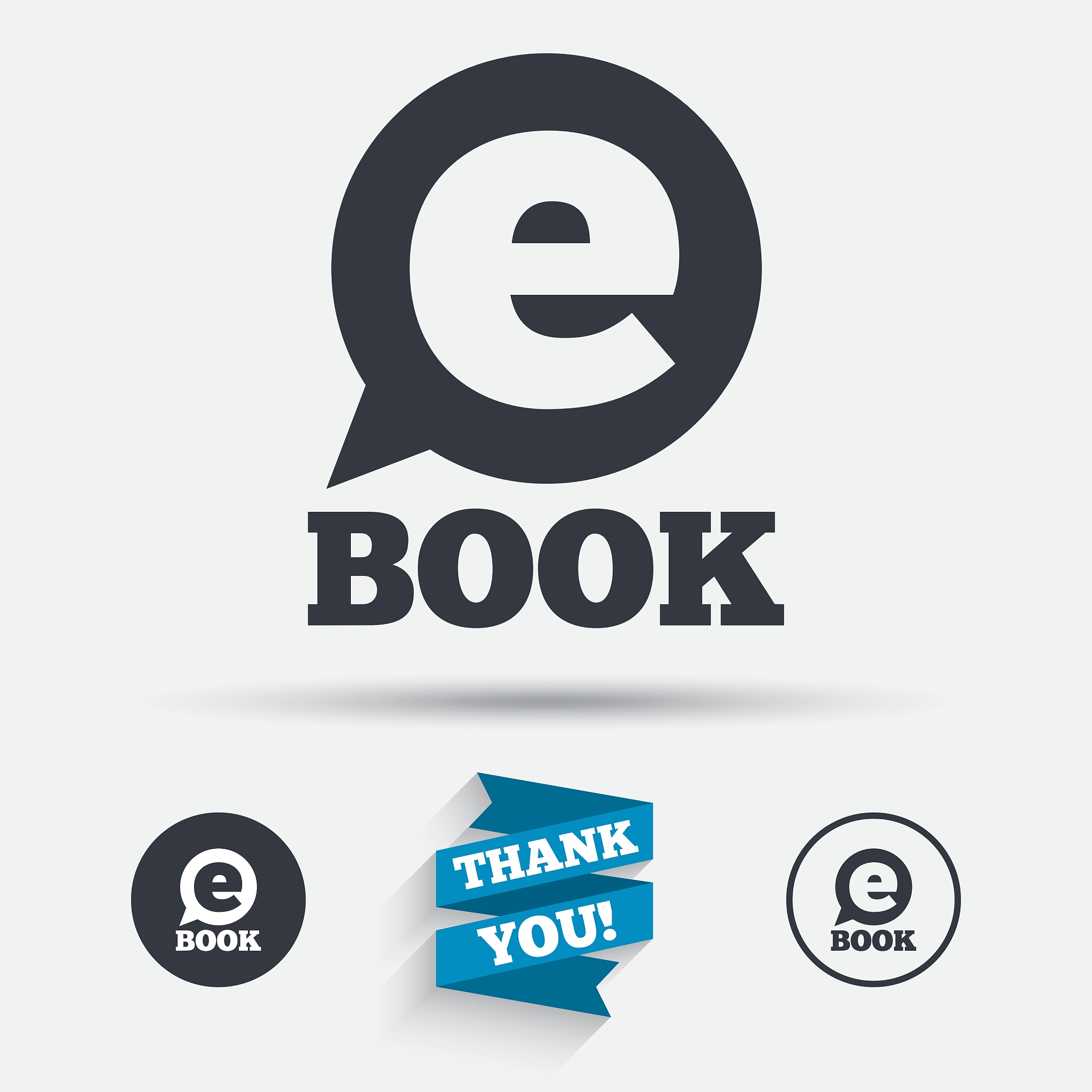 e-book sign icon electronic book symbol