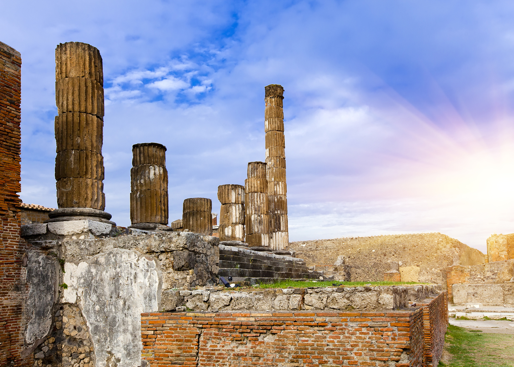 italy. ruins of pompey.