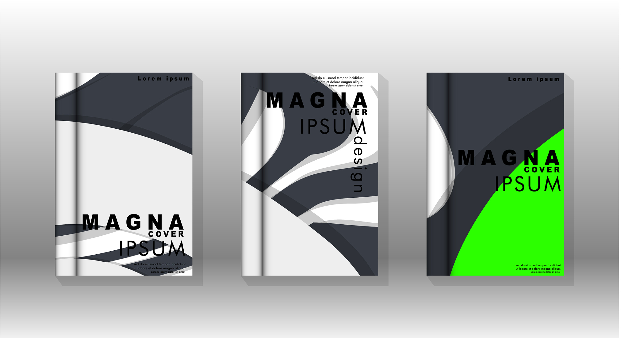 abstract cover with liquid elements book design