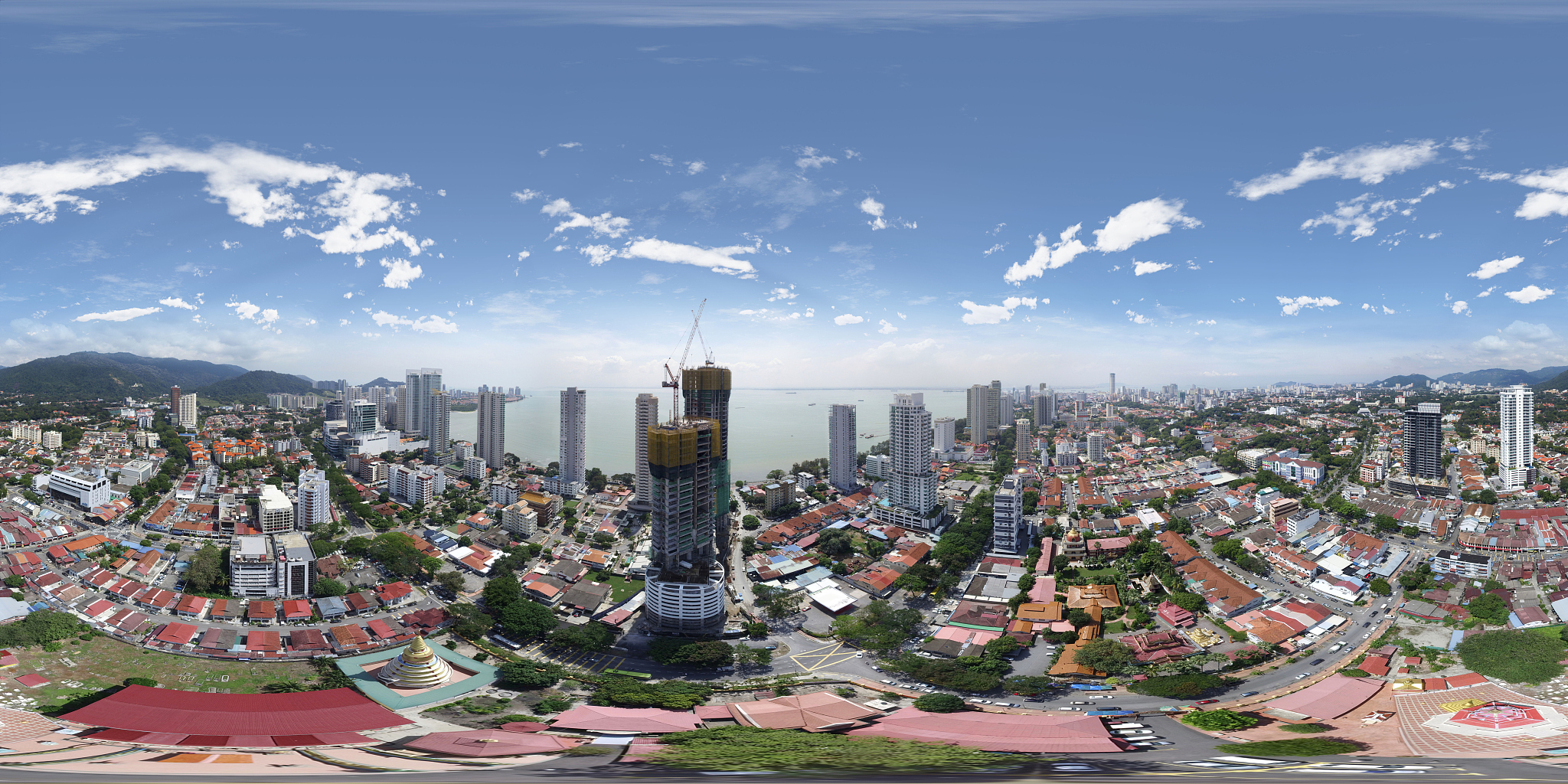 george town in penang, malaysia