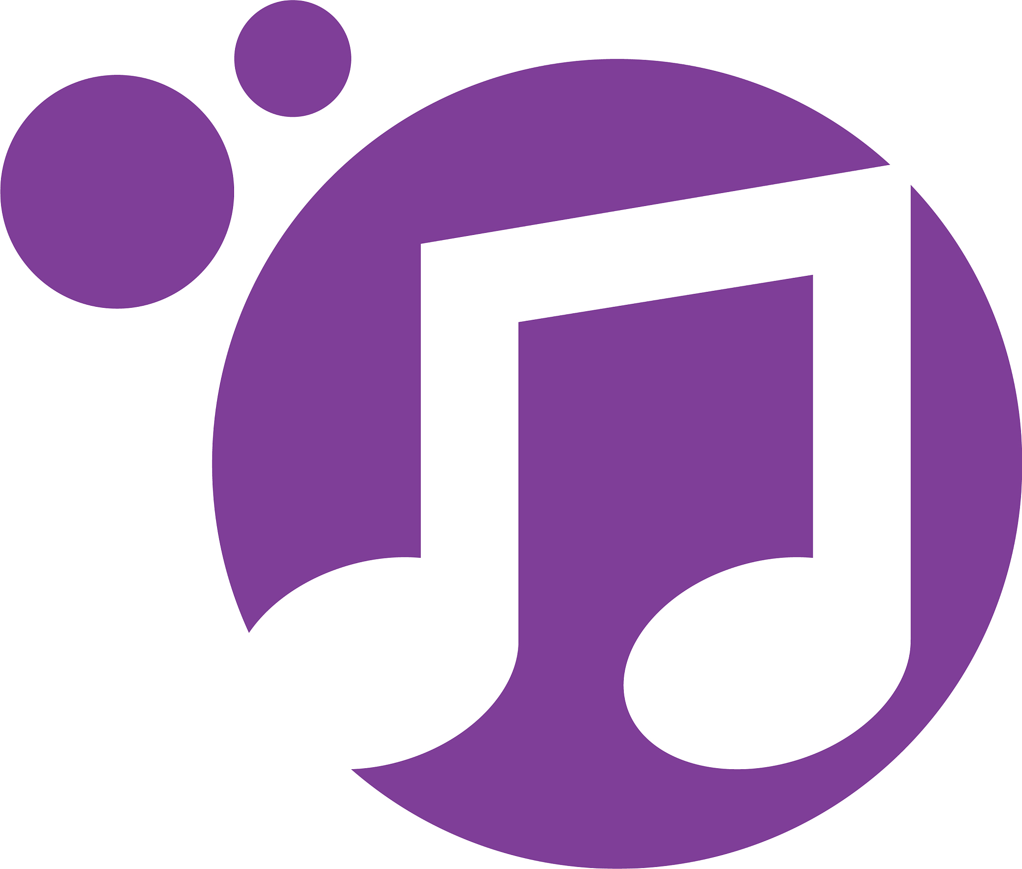 music note logo