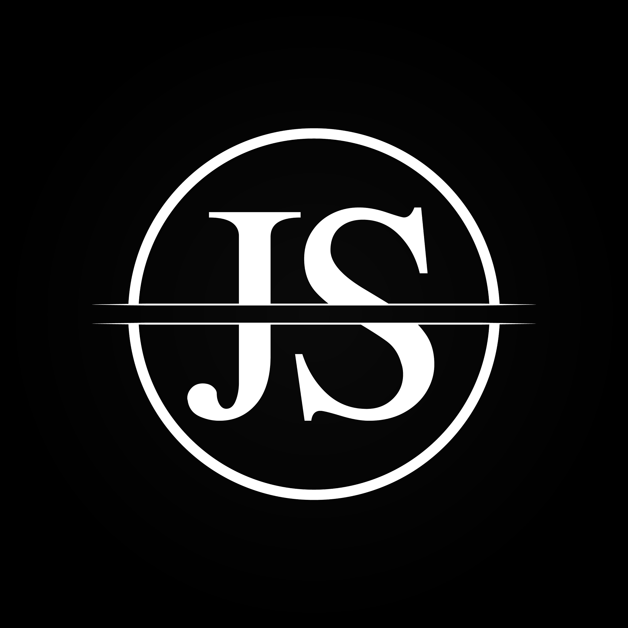 js letter type logo design template abstract
