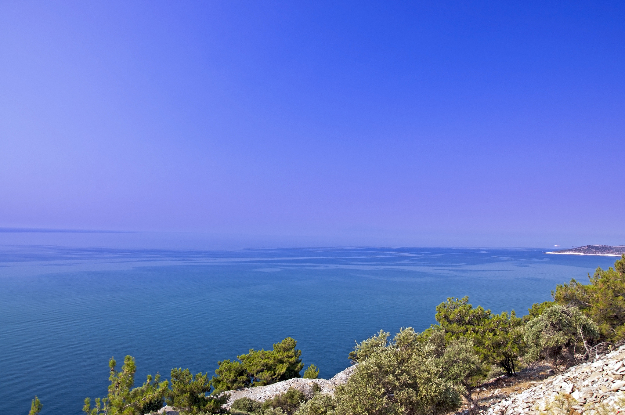 sea on thasos island