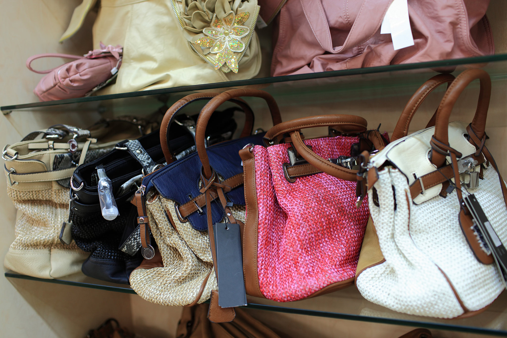 knitted handbags