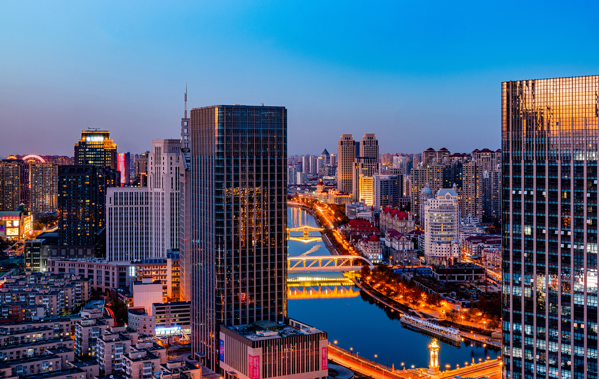 天津城市夜景