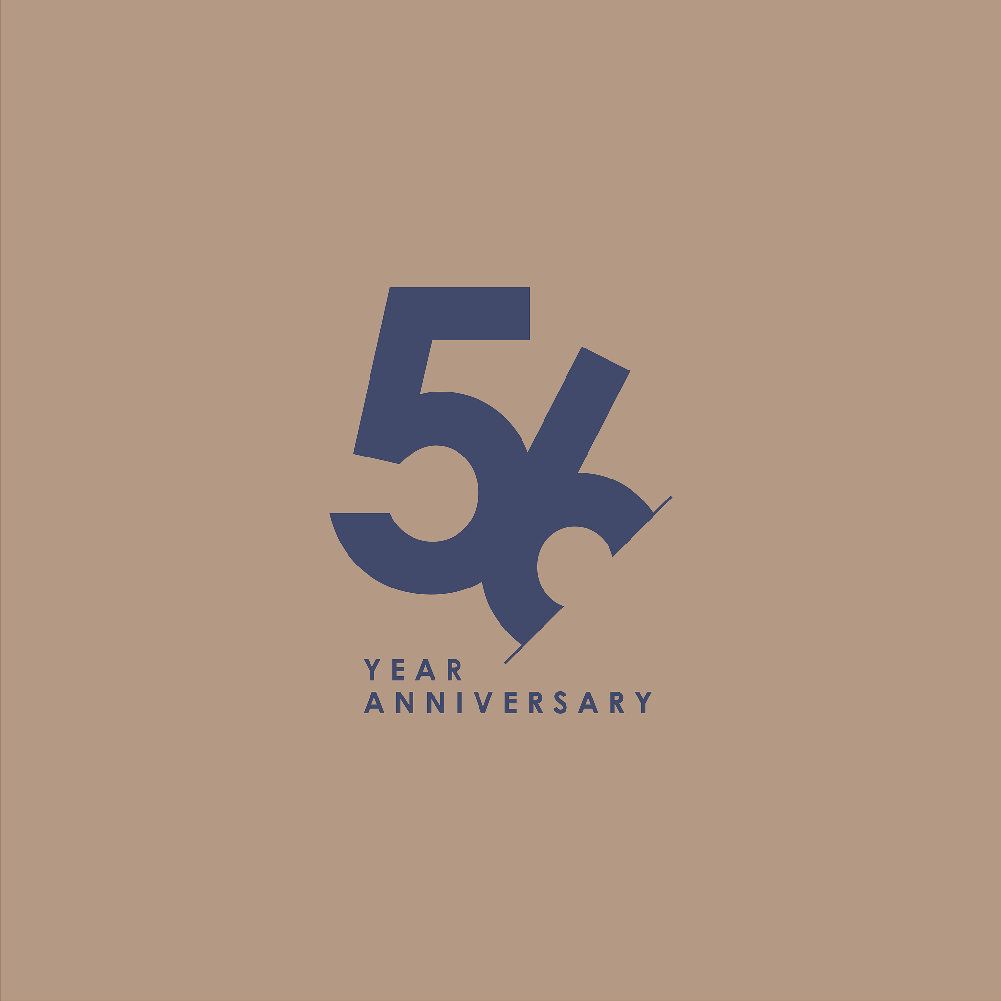 56 years anniversary vector template design illustration
