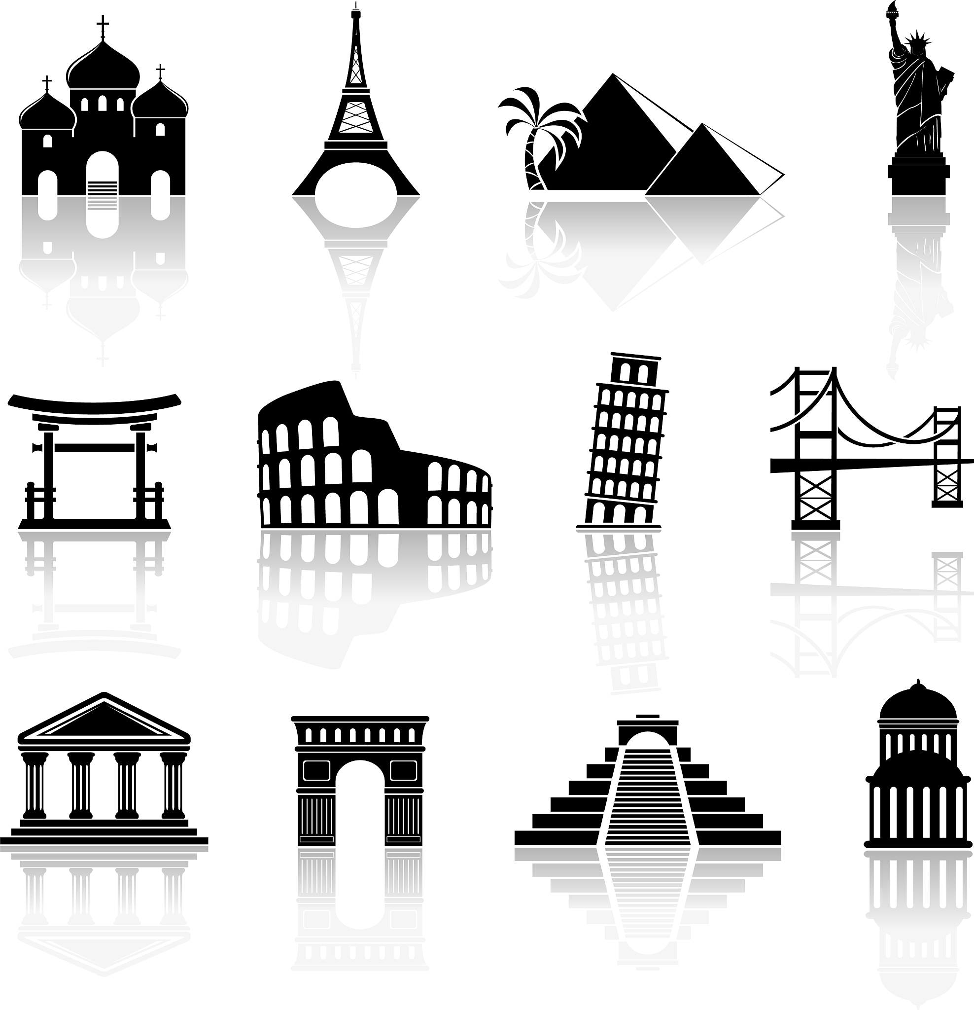 landmarks icons