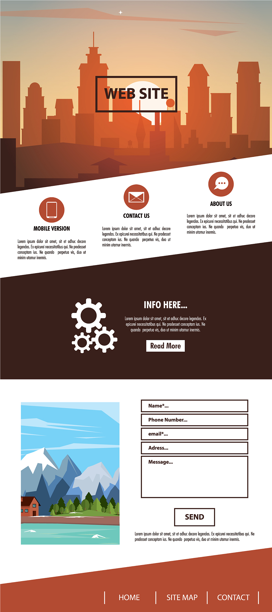 urban website template