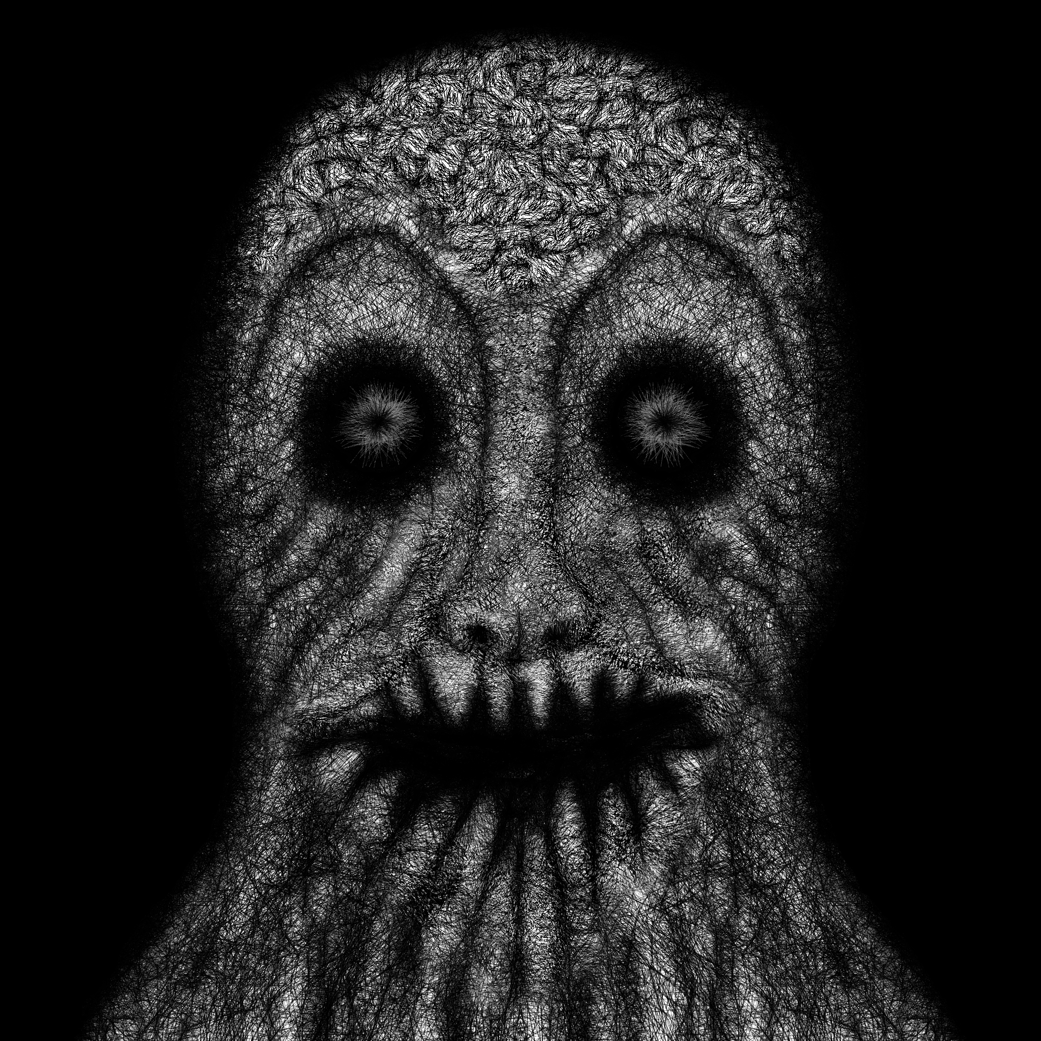 怪兽的眼睛：形状、特征和恐怖描述