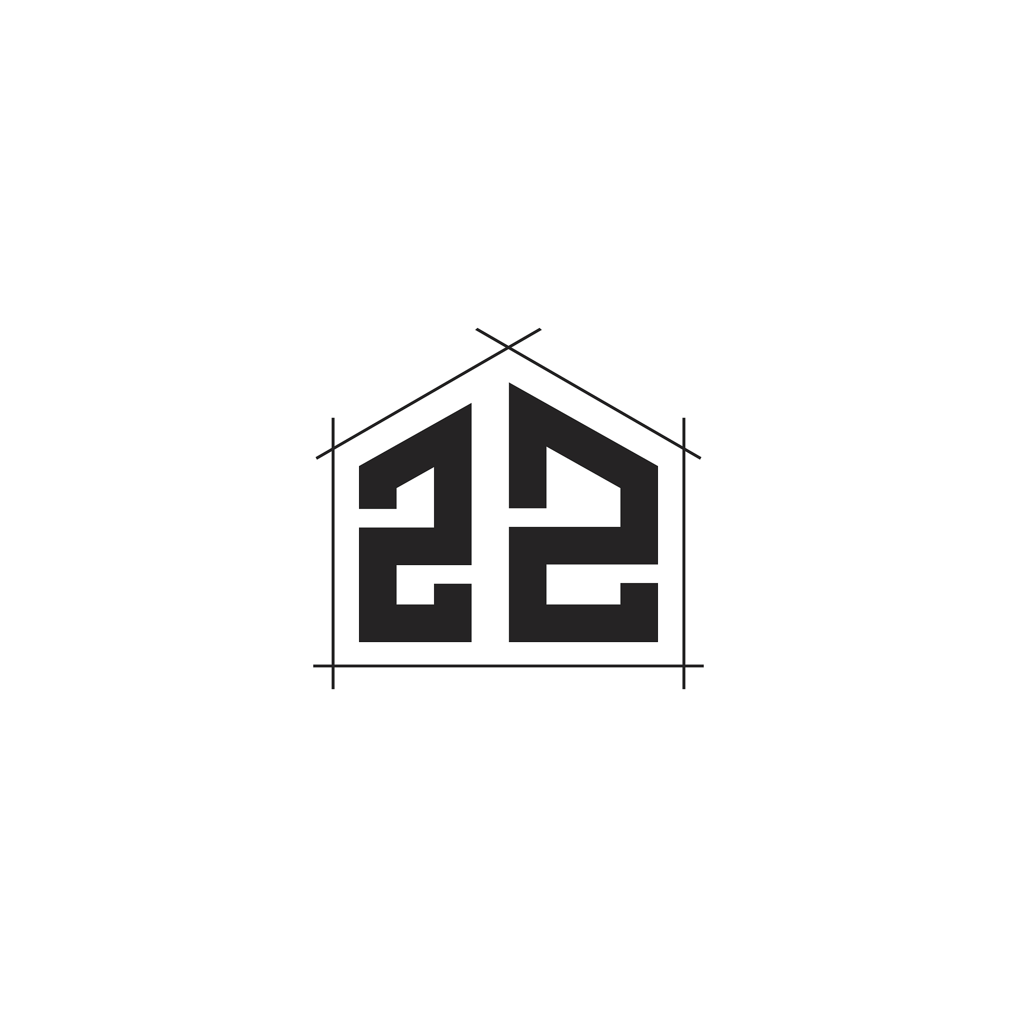 zz letter logo icon design template elements