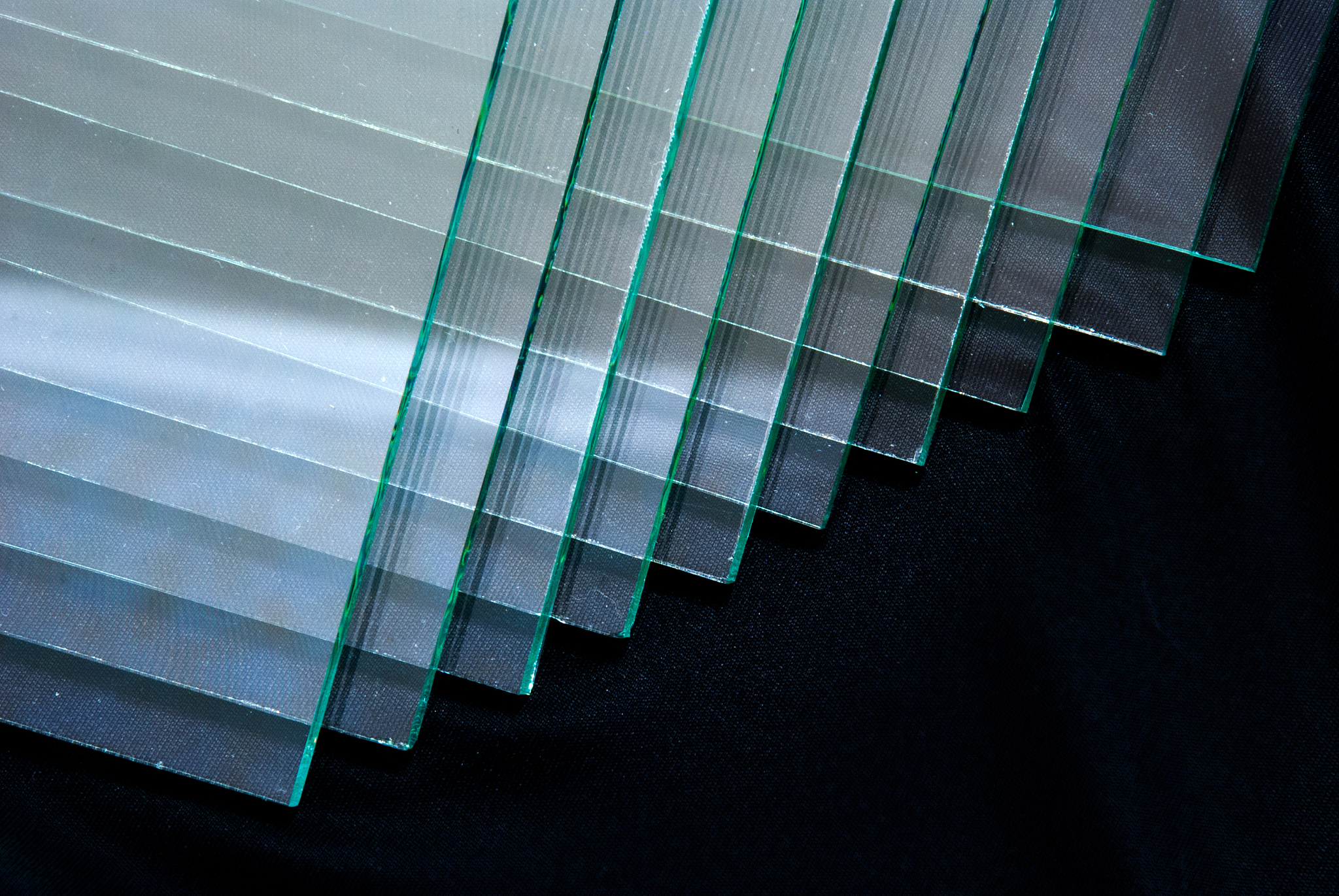 sheets of factory manufacturing tempered clear float glass panel