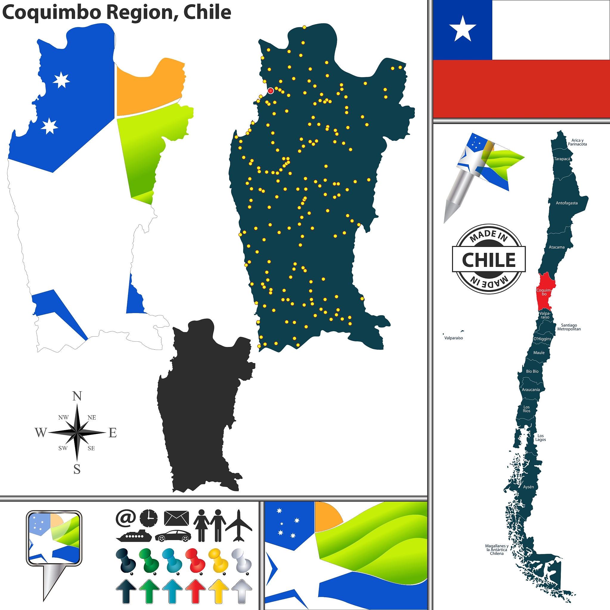 map of coquimbo