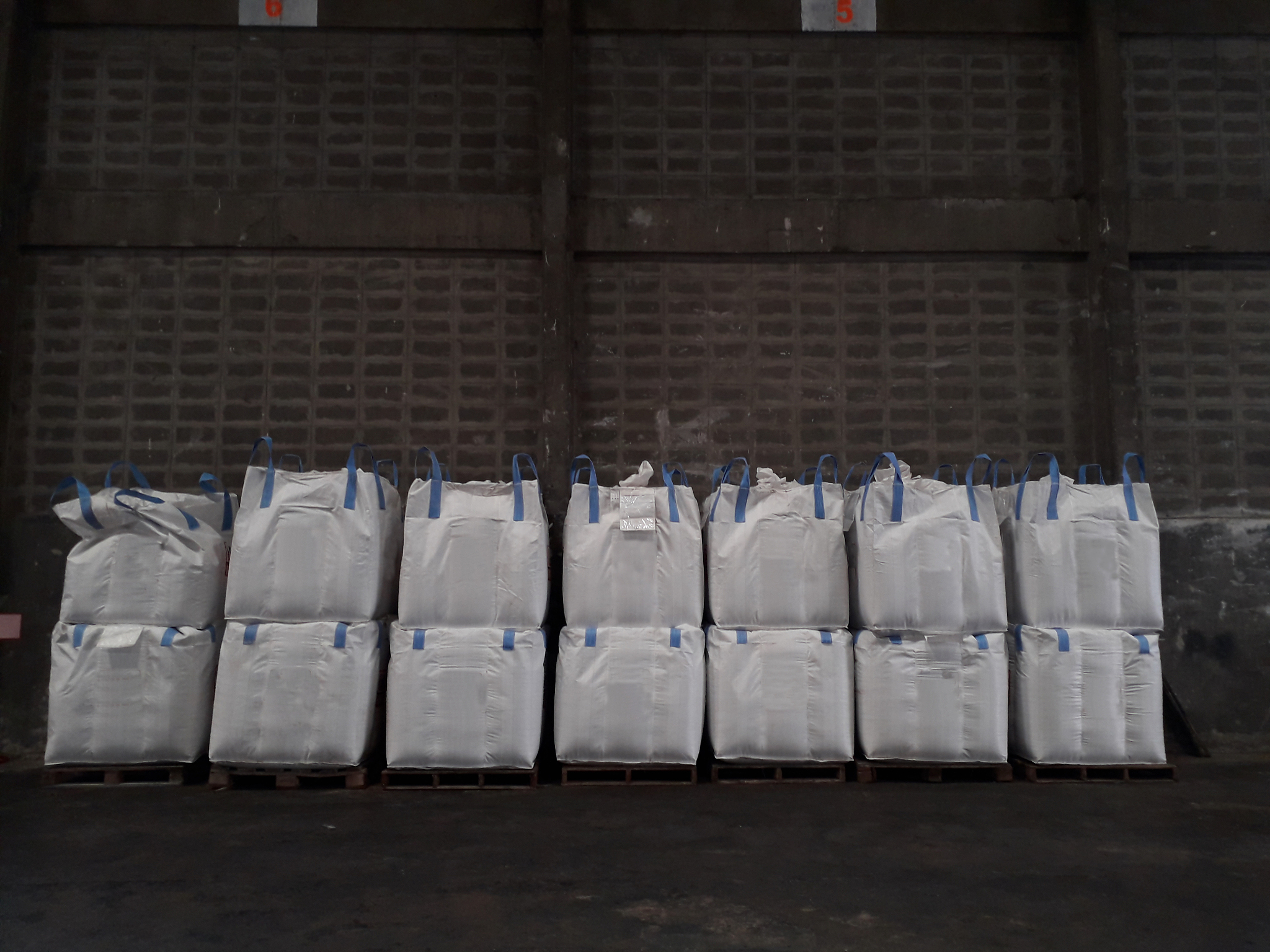 stock pile jumbo-bag.