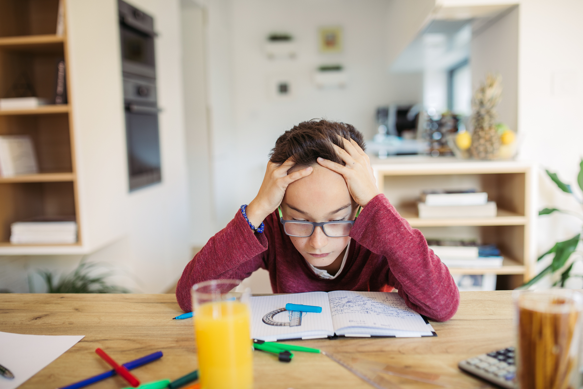 tired of homework
