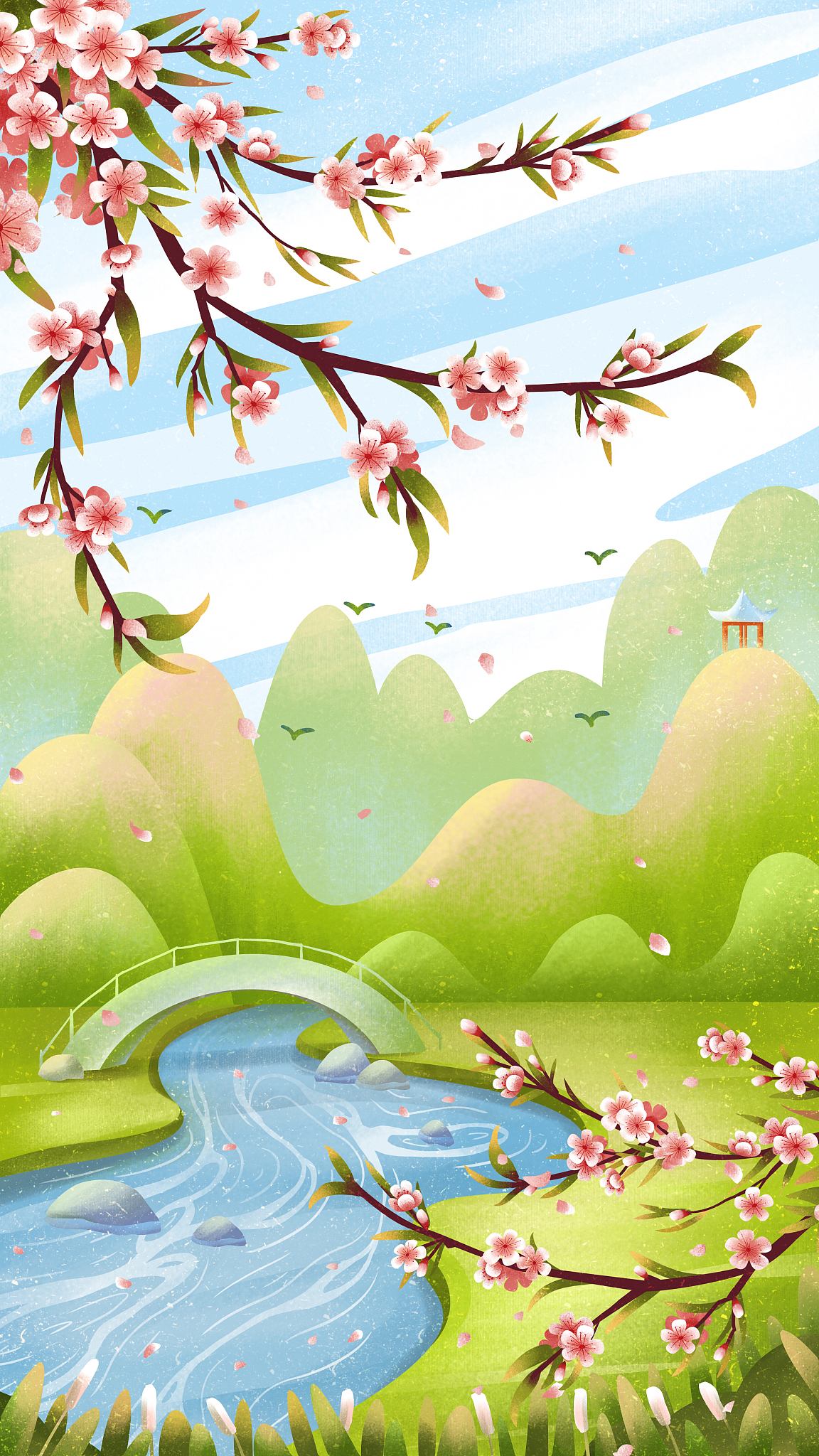 漫谈生活手绘春景活动策划案的活动背景