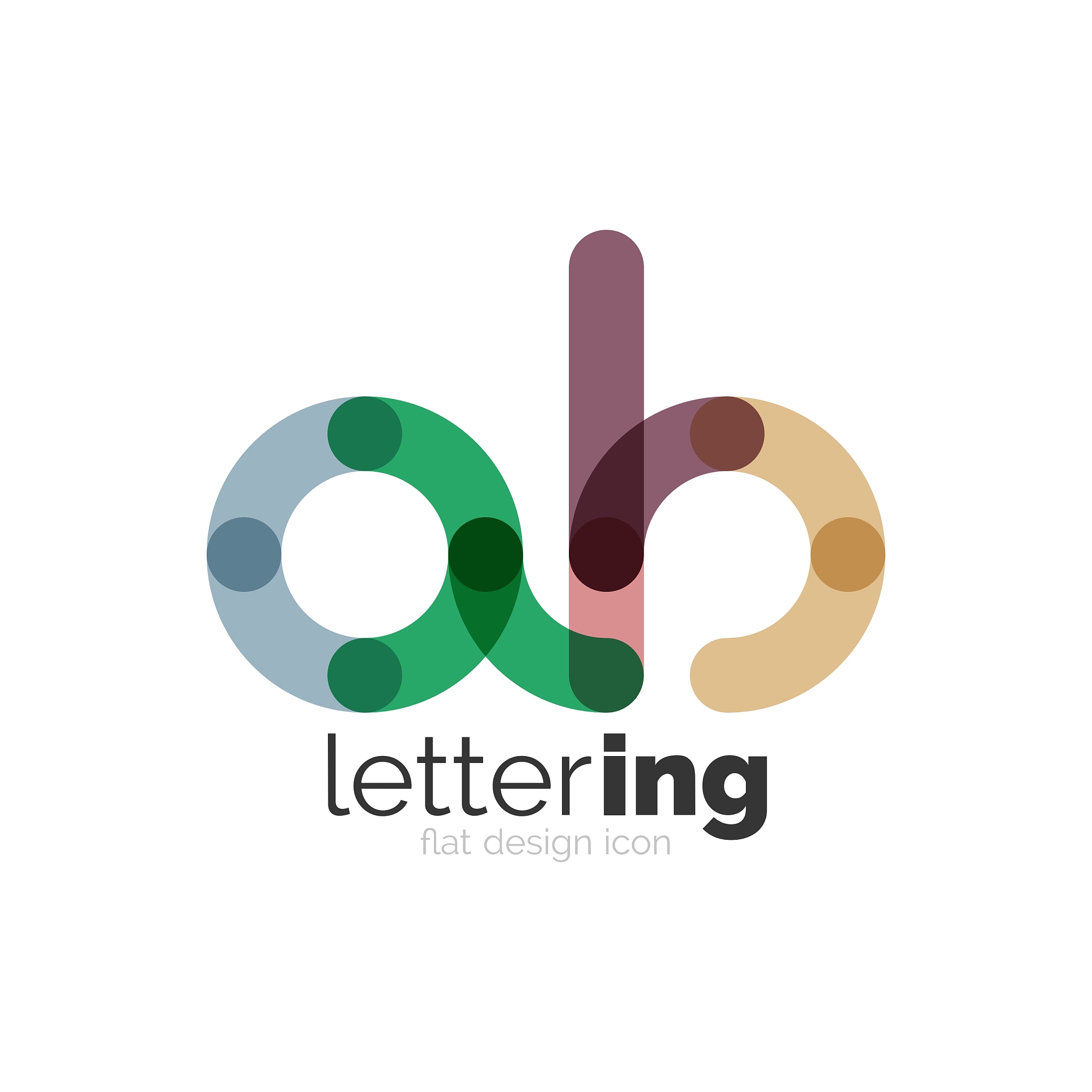 letter logo business icon