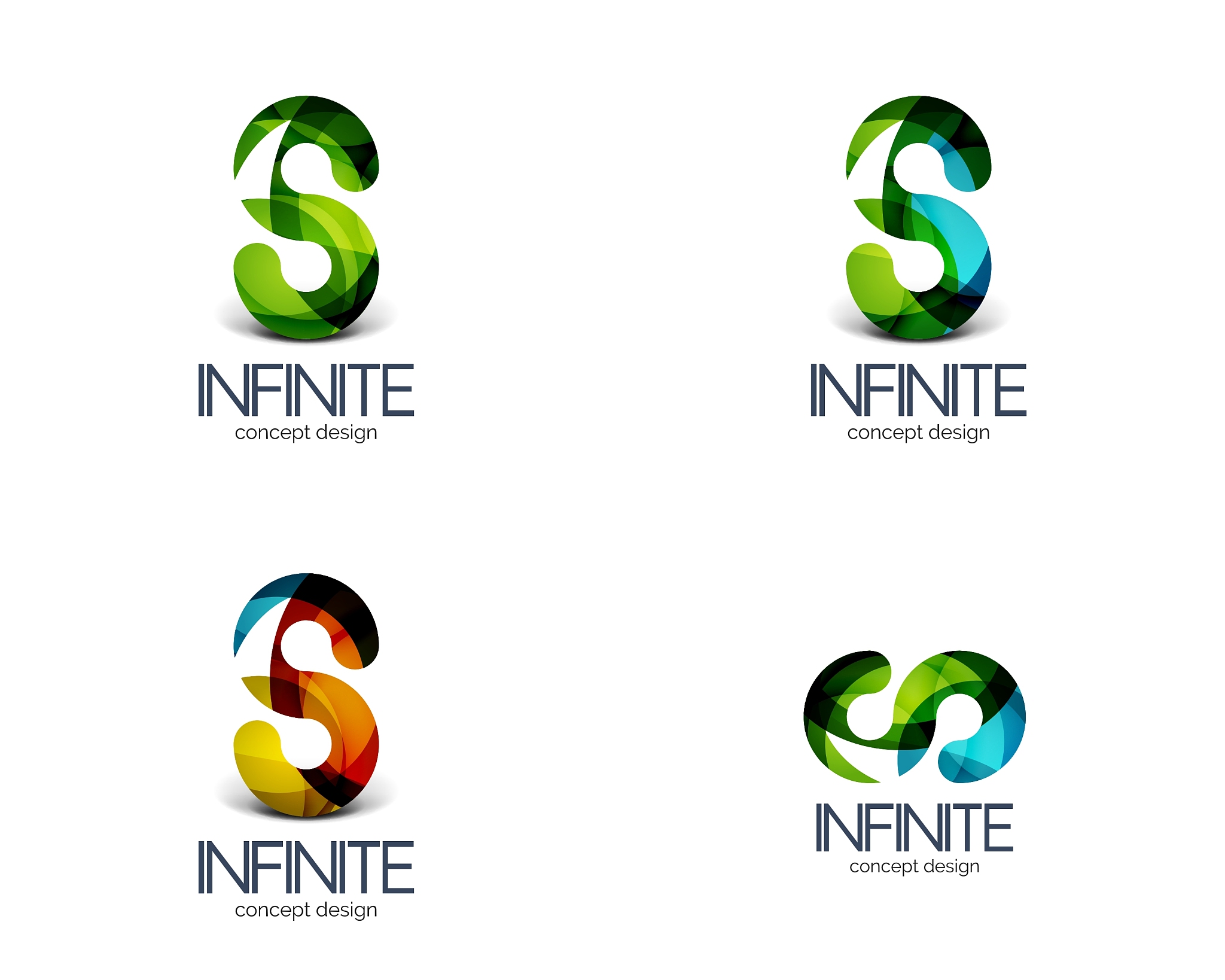 infinity business logo concept
