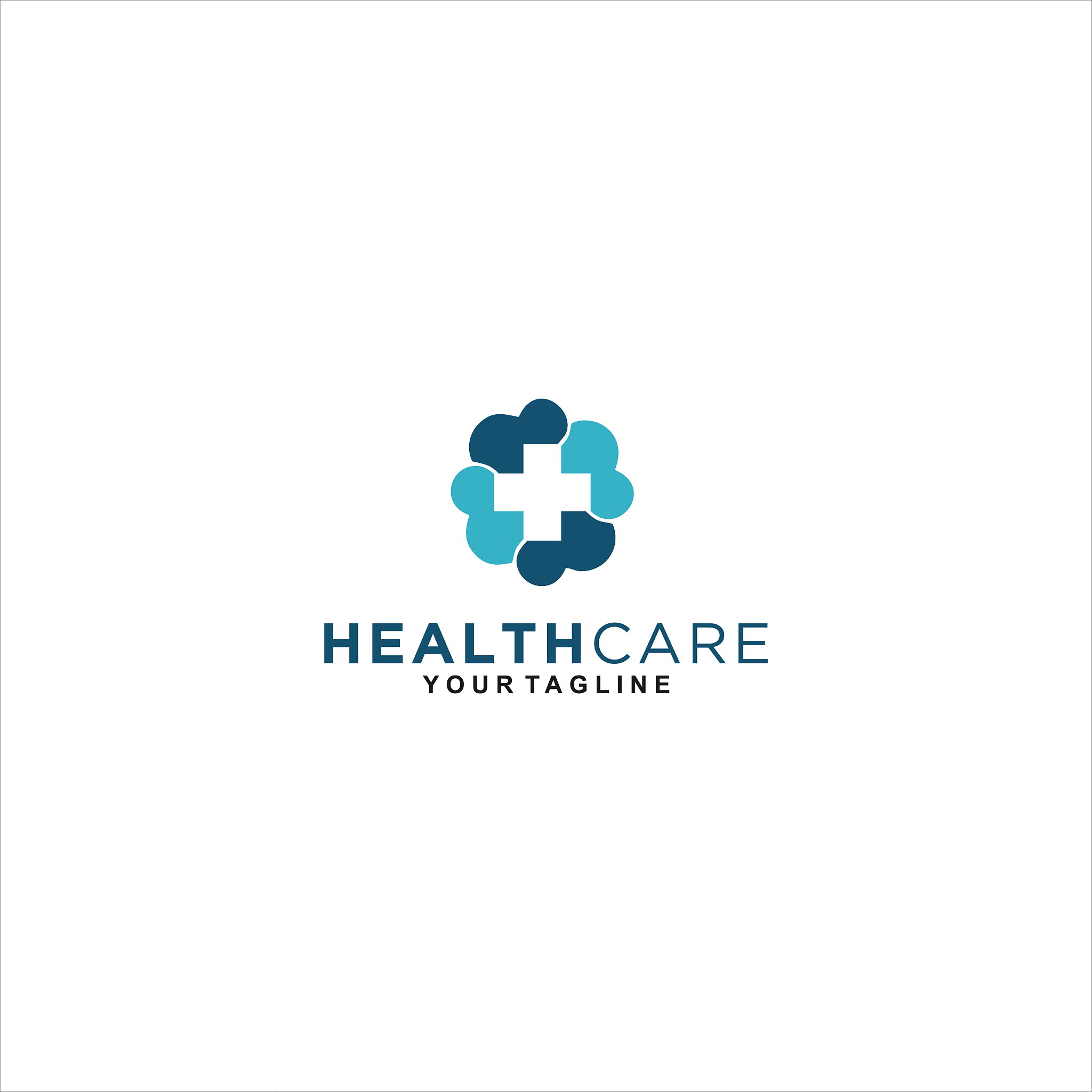 health medical center logo template design