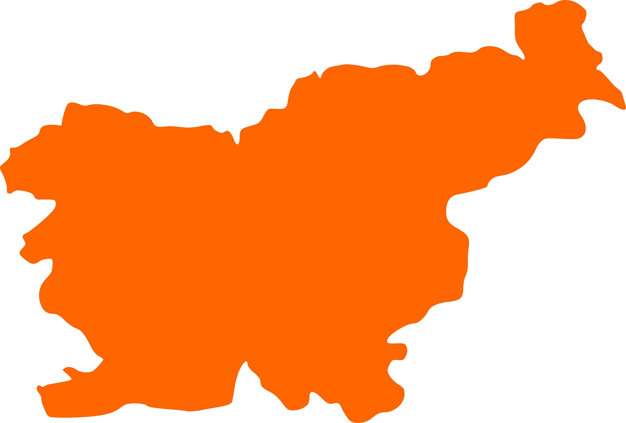 map of slovenia