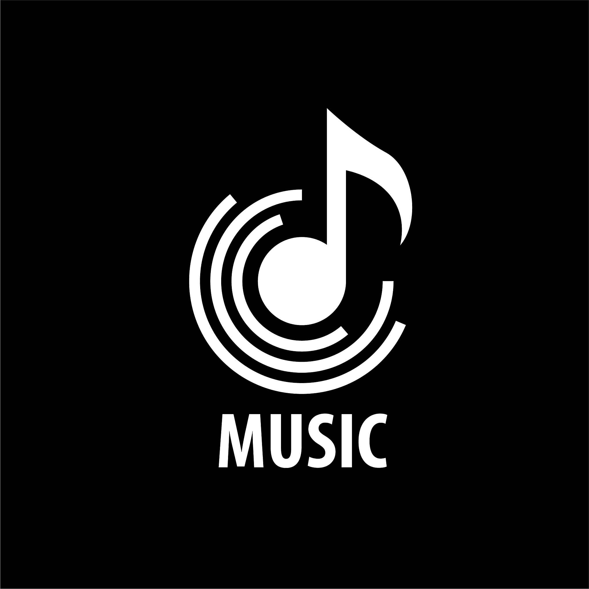 logo music
