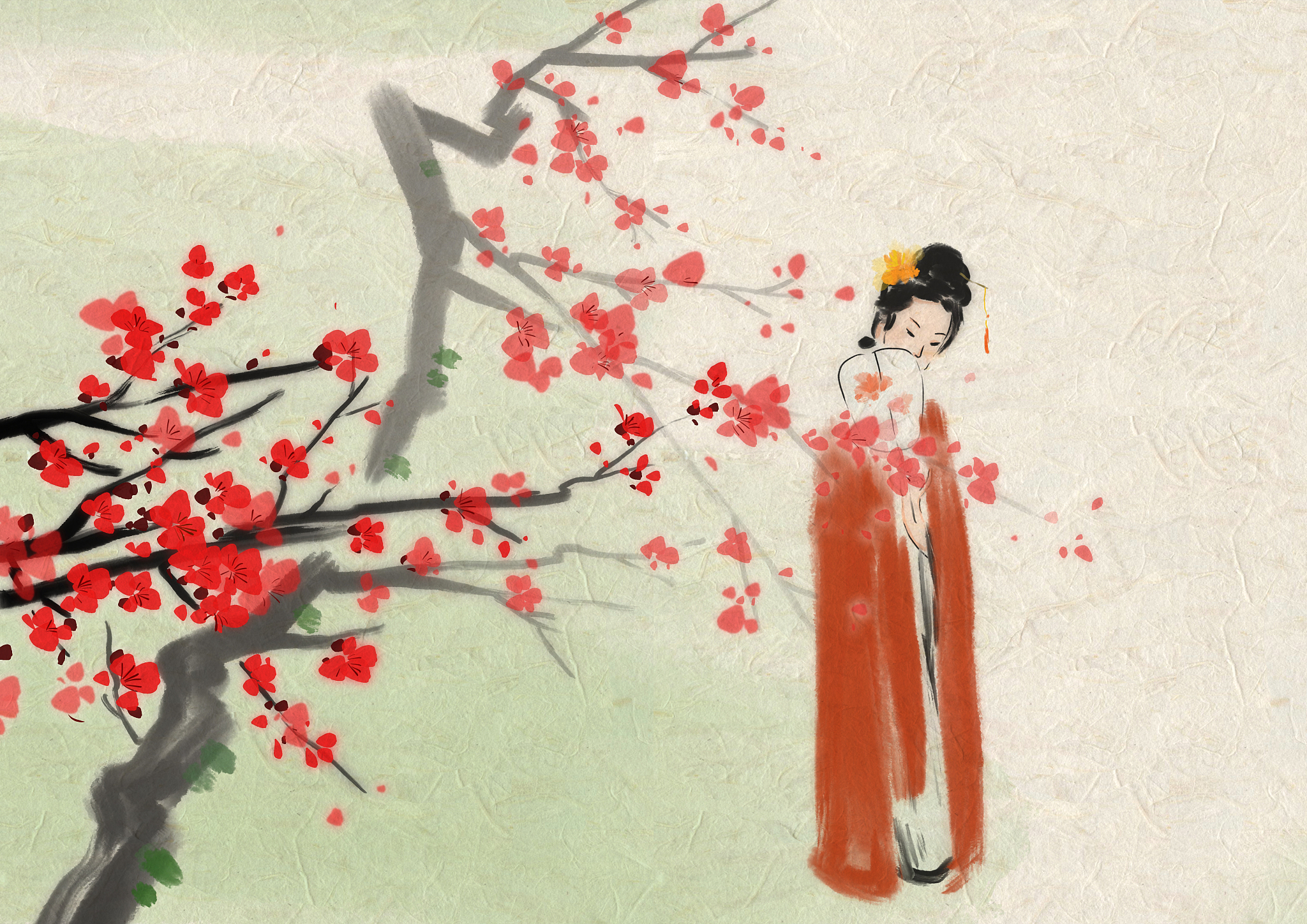 苏轼《蝶恋花·春景》中落花的意象：悲凉与旷达的交织