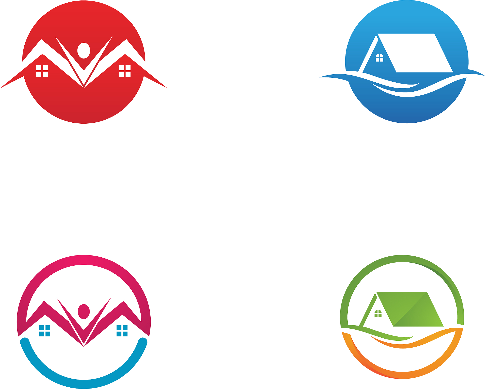 home logo and symbols