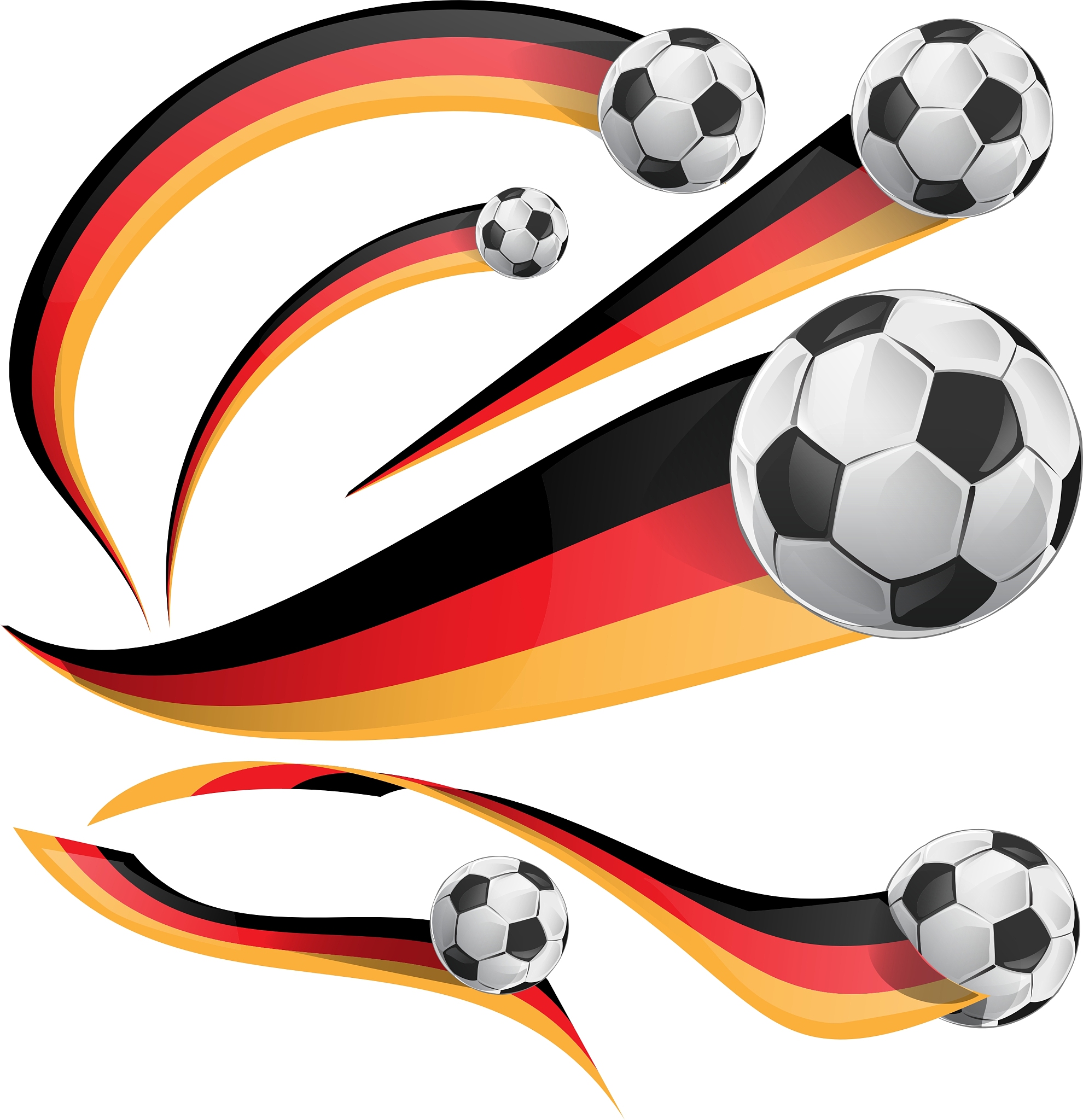 germany flag with soccer ball
