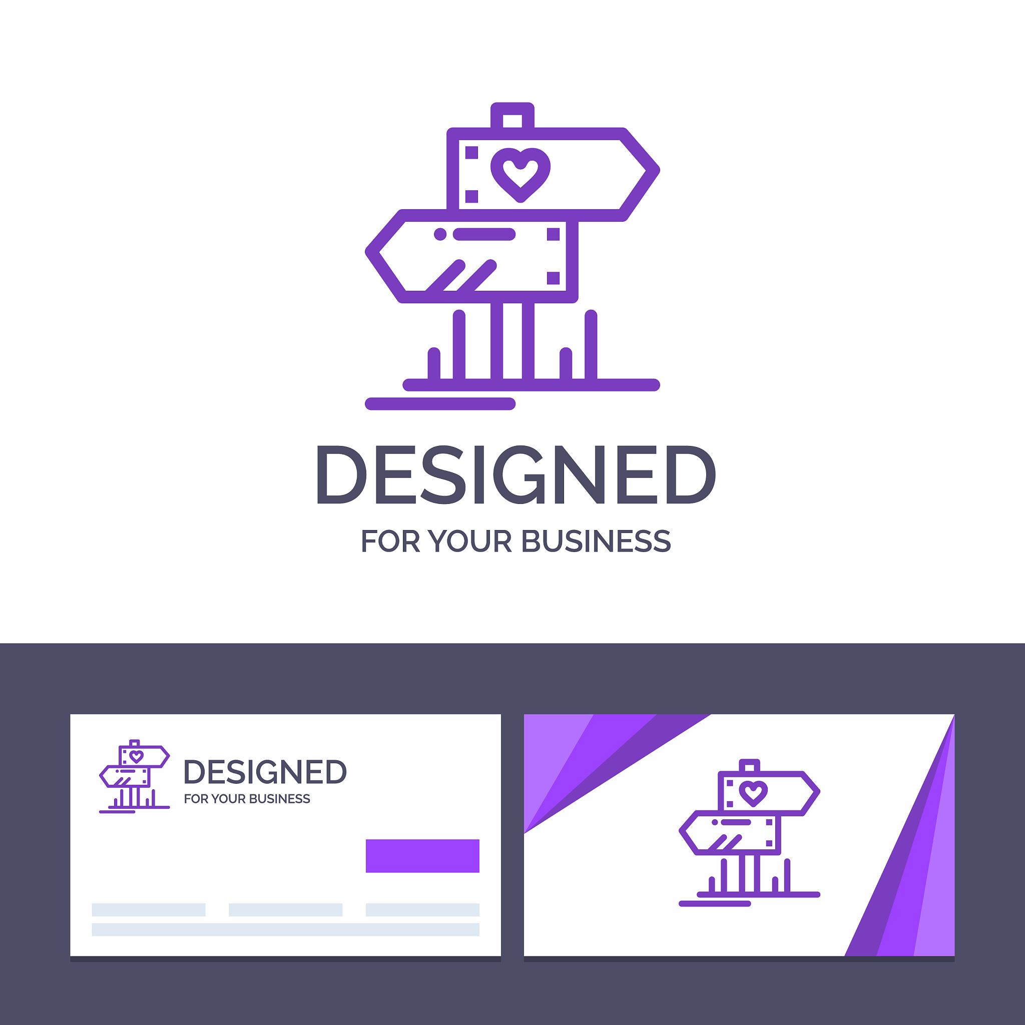 creative business card and logo template