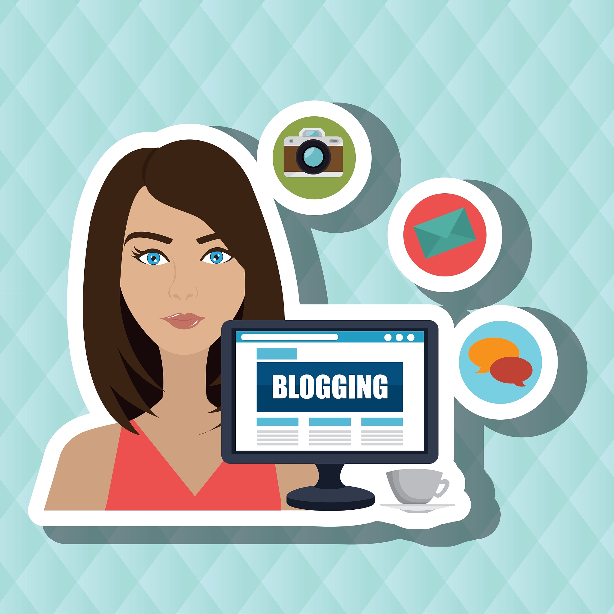 woman blogs web