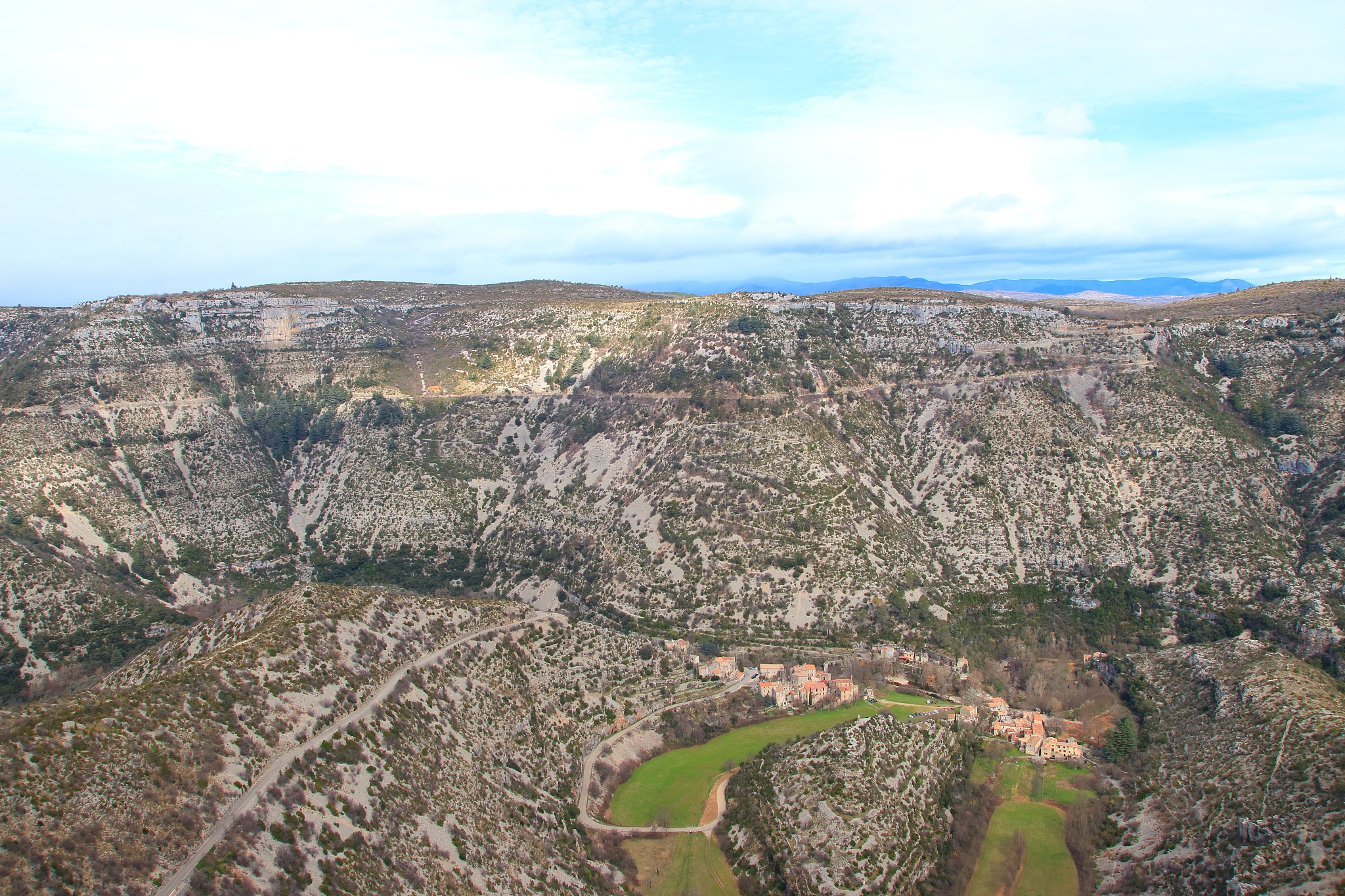 circus of navacelles in herault, france
