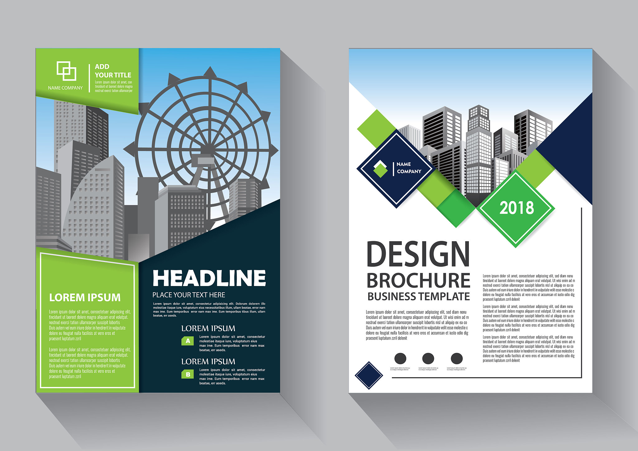 business abstract vector template. brochure design, cover modern