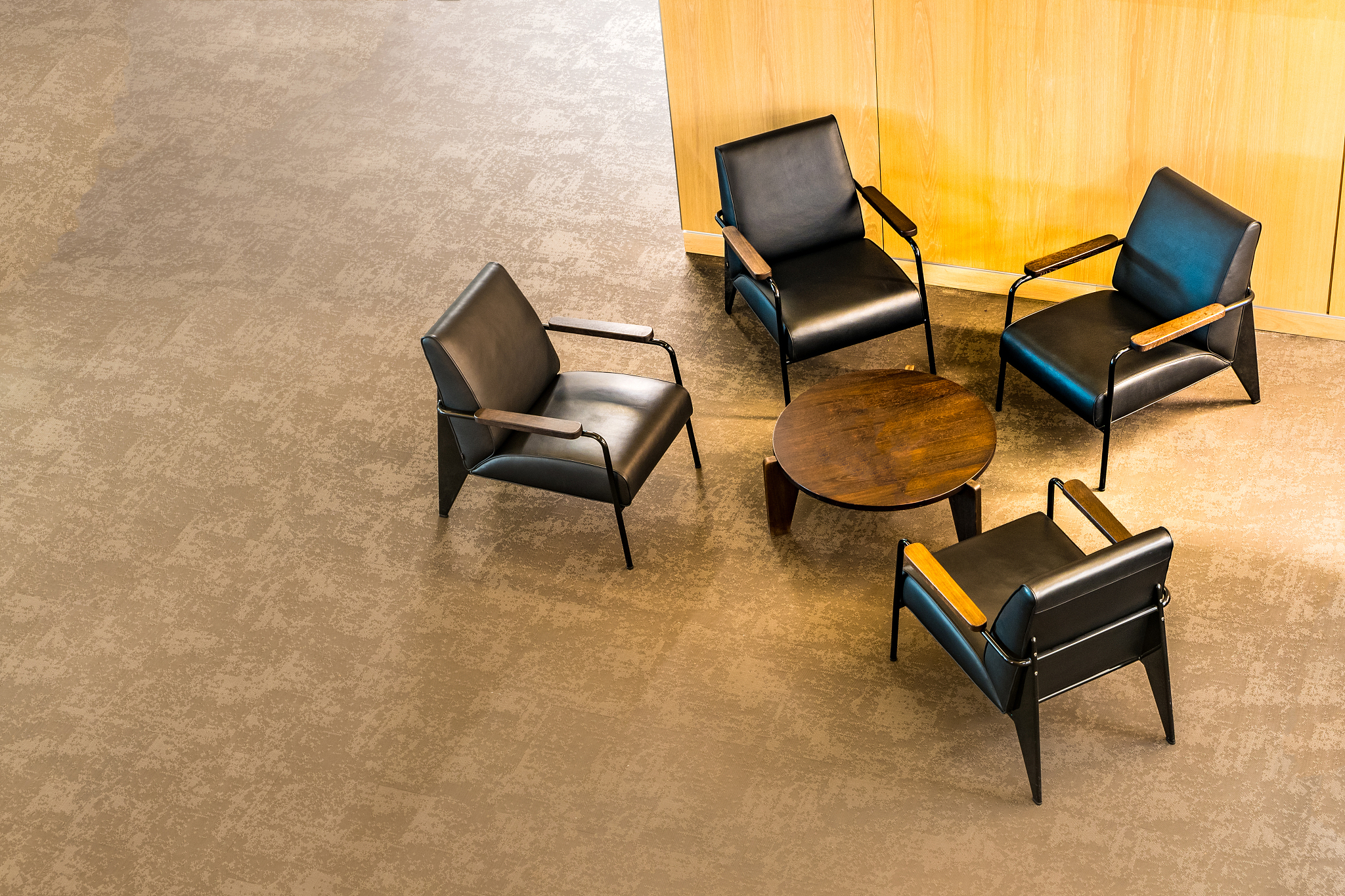 armchair for sitting, talking and resting in the office.