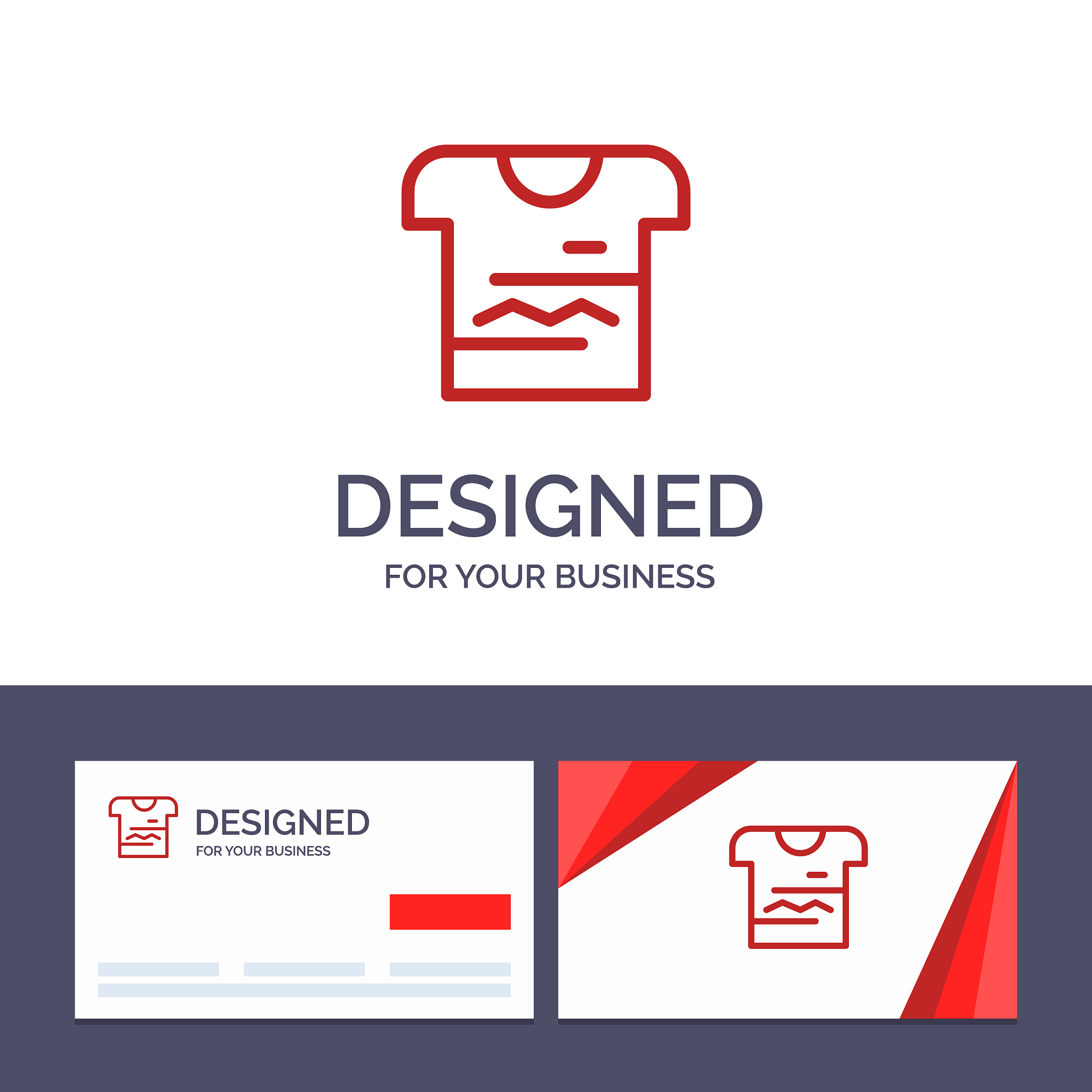 creative business card and logo template shirt
