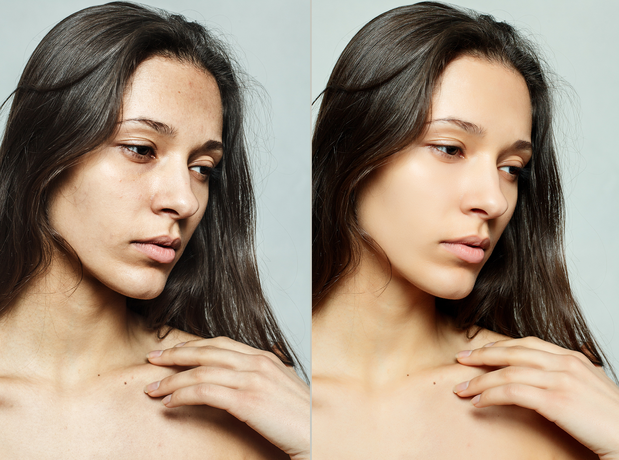 PS换人物皮肤颜色特效教程：简单易学，效果自然！