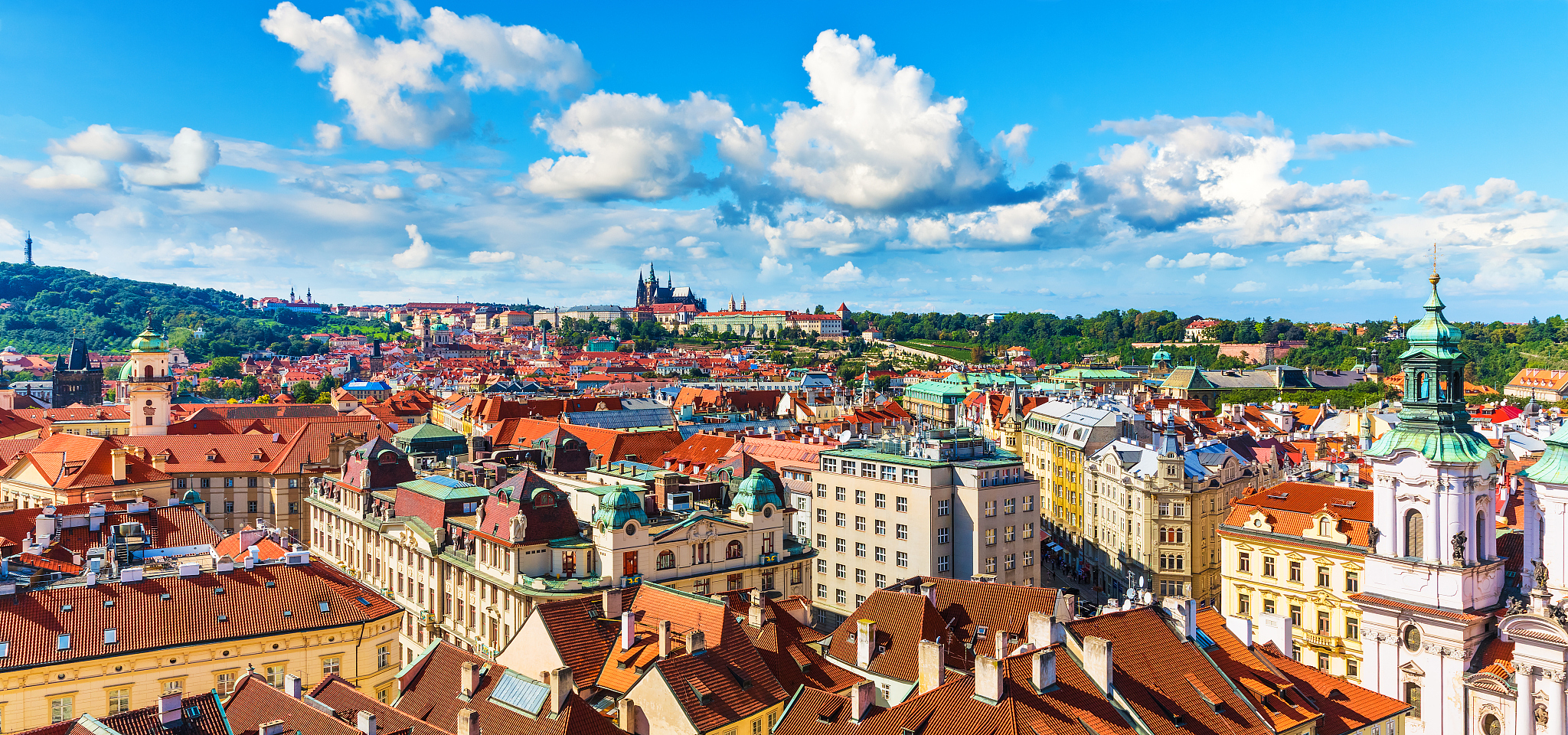 scenery of prague, czech republic