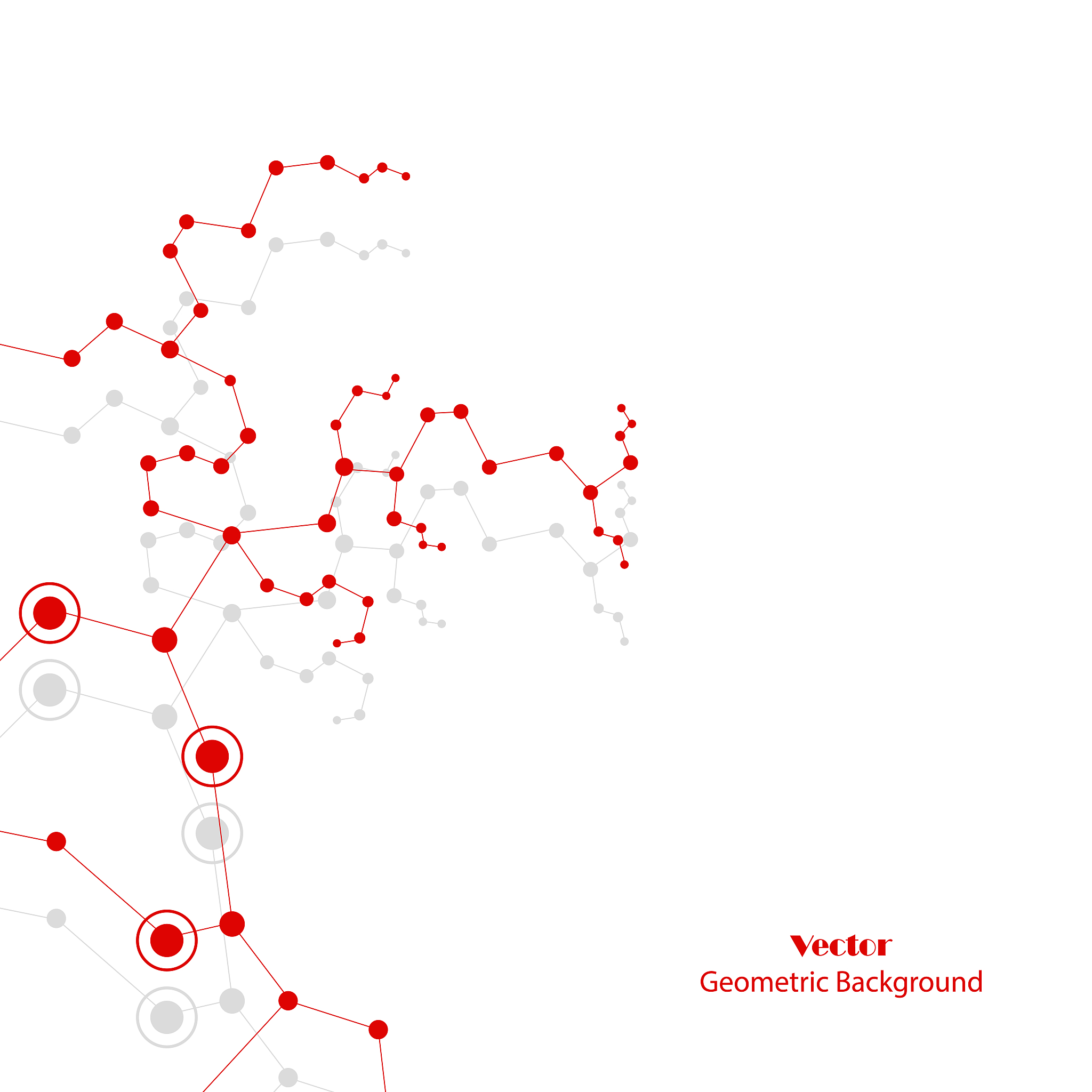 technical abstract background with connecting dots and lines