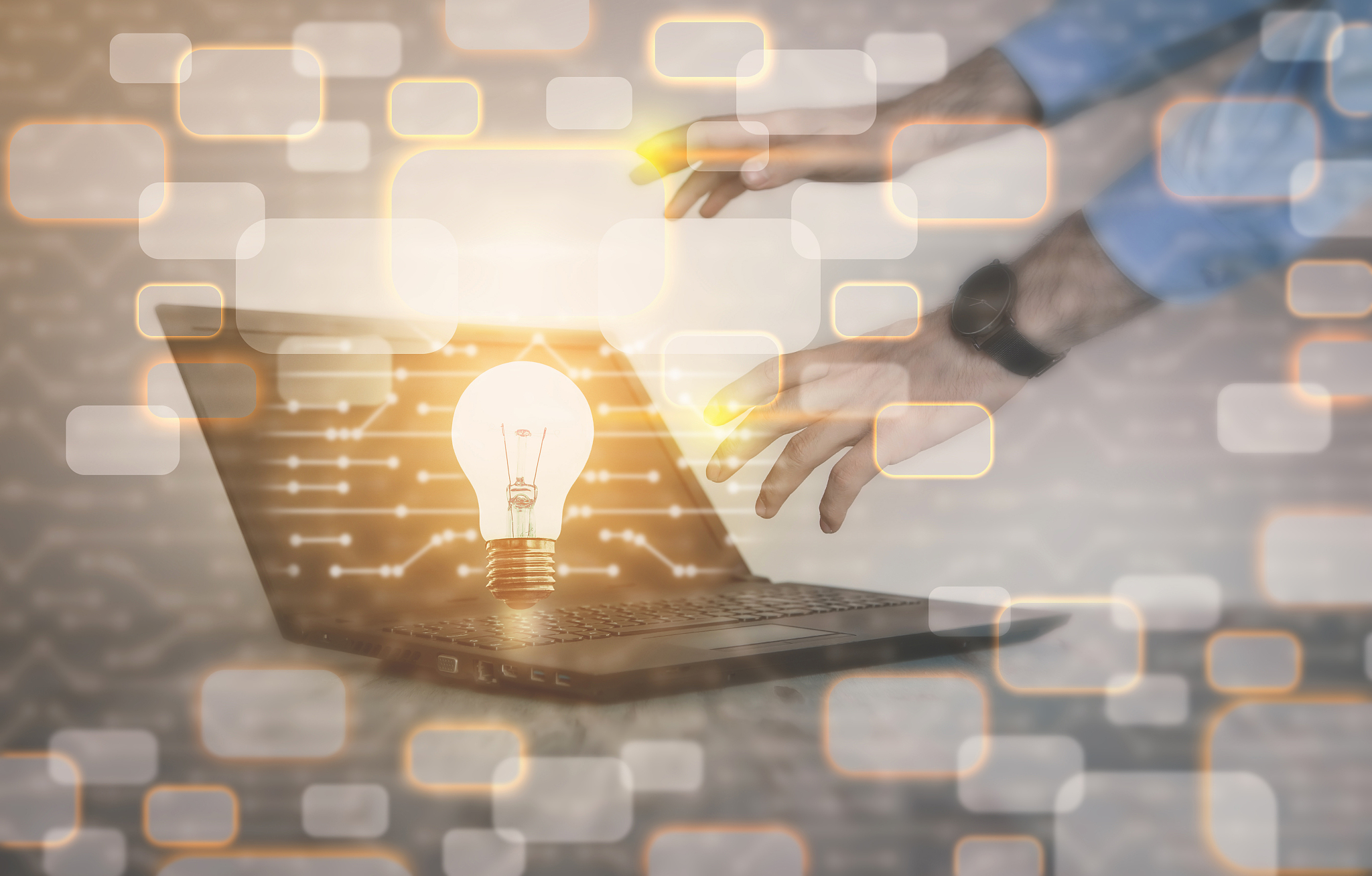 business. technology. internet and networking.