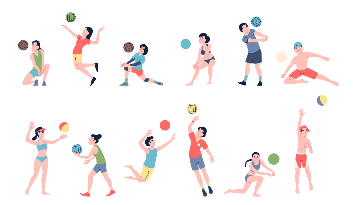 羽毛球和排球爱好者：速度、技巧、团队合作和挑战