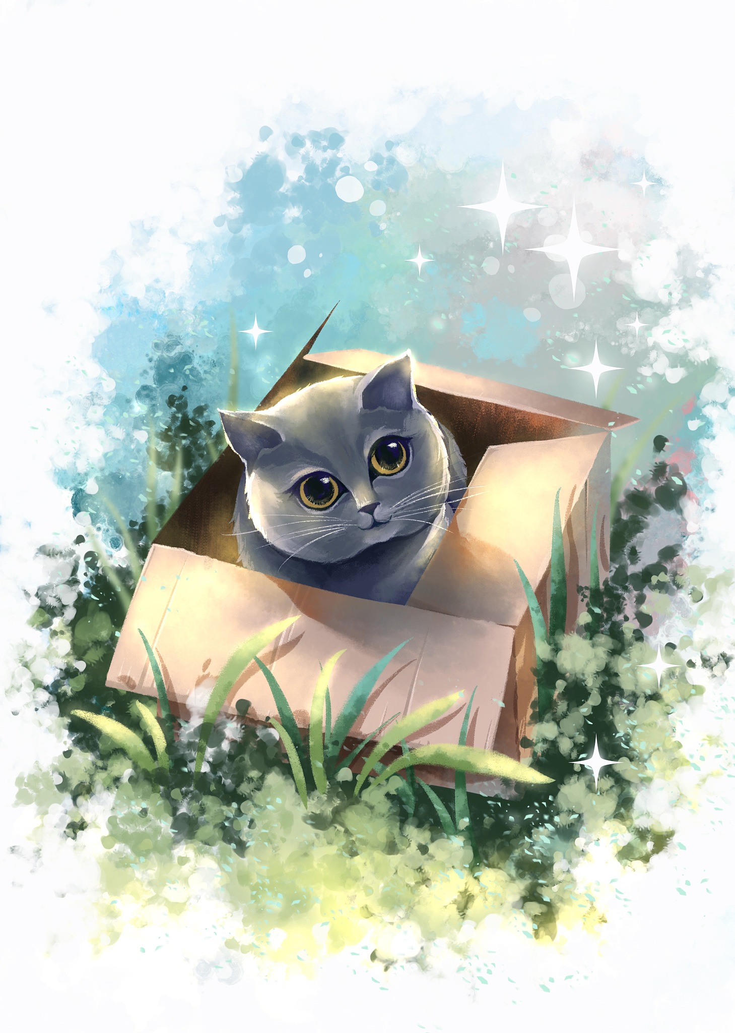 猫咪插画创意：5个萌宠场景