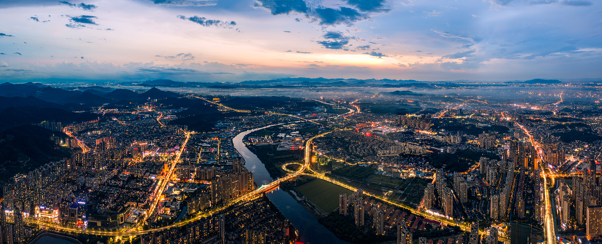 广东中山南区夜色
