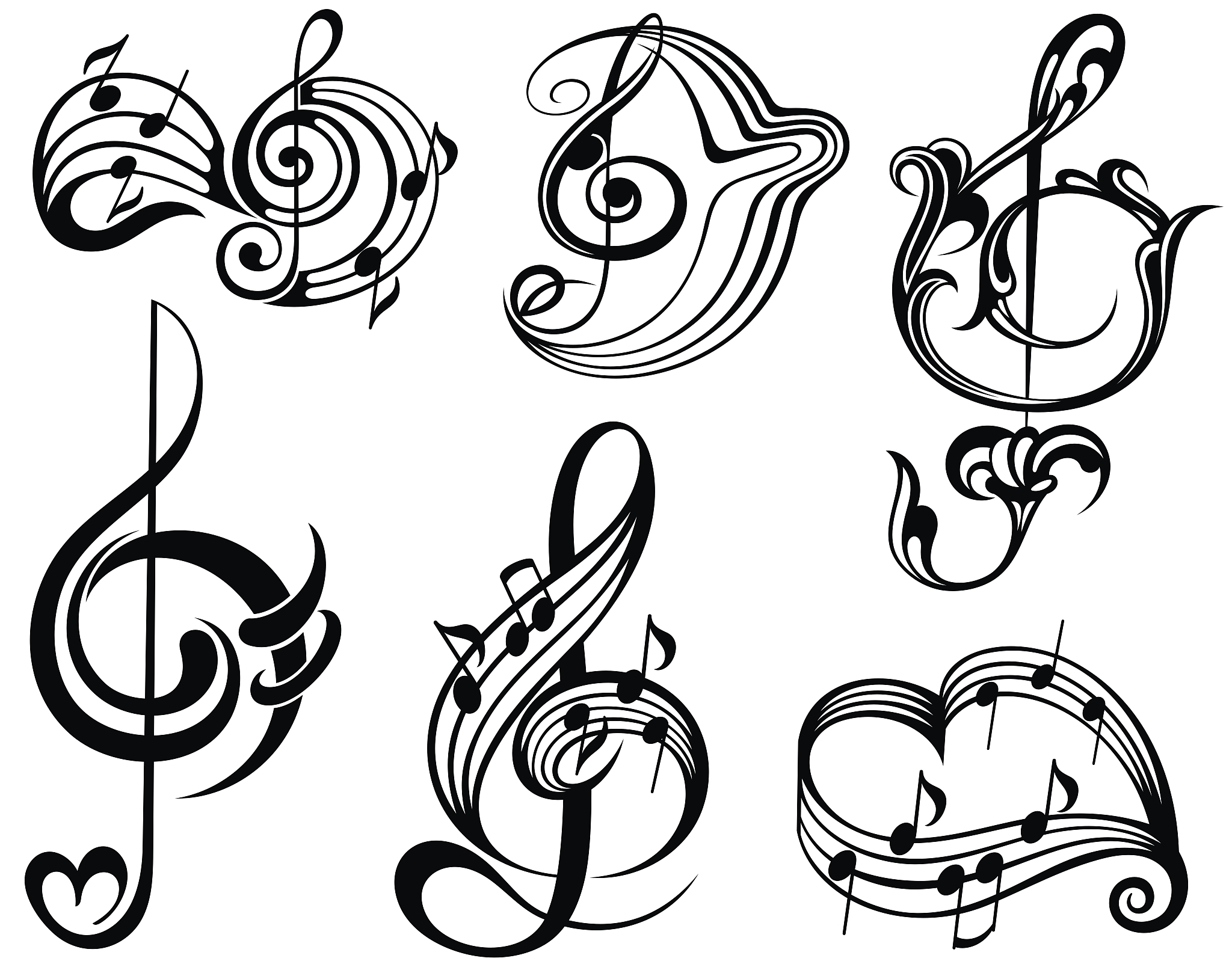 music notes