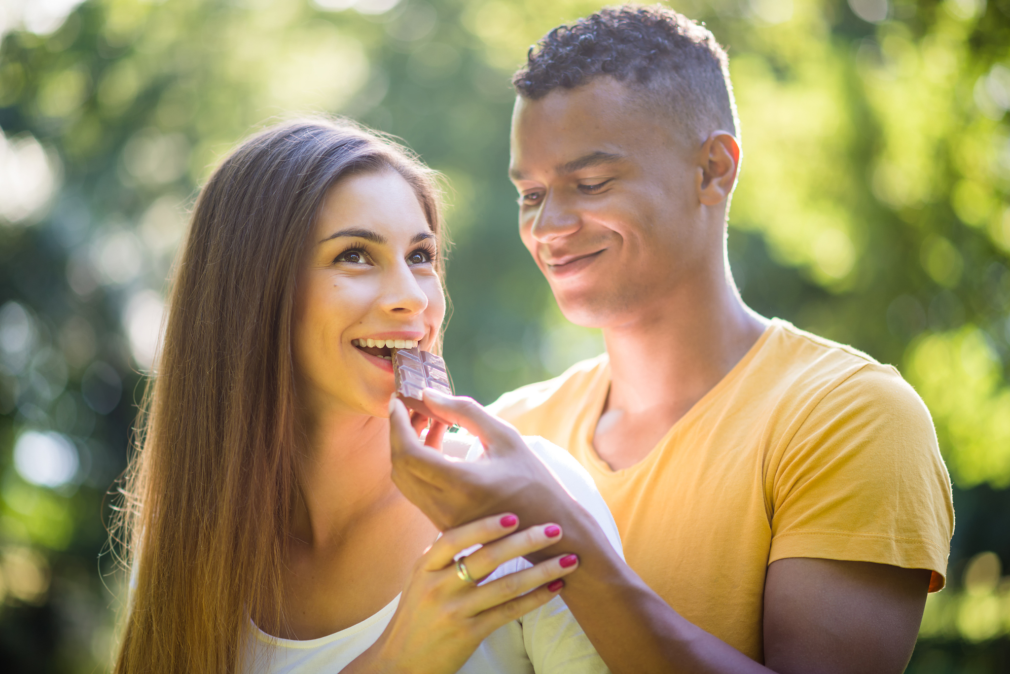 sweet dating - chocolate and love
